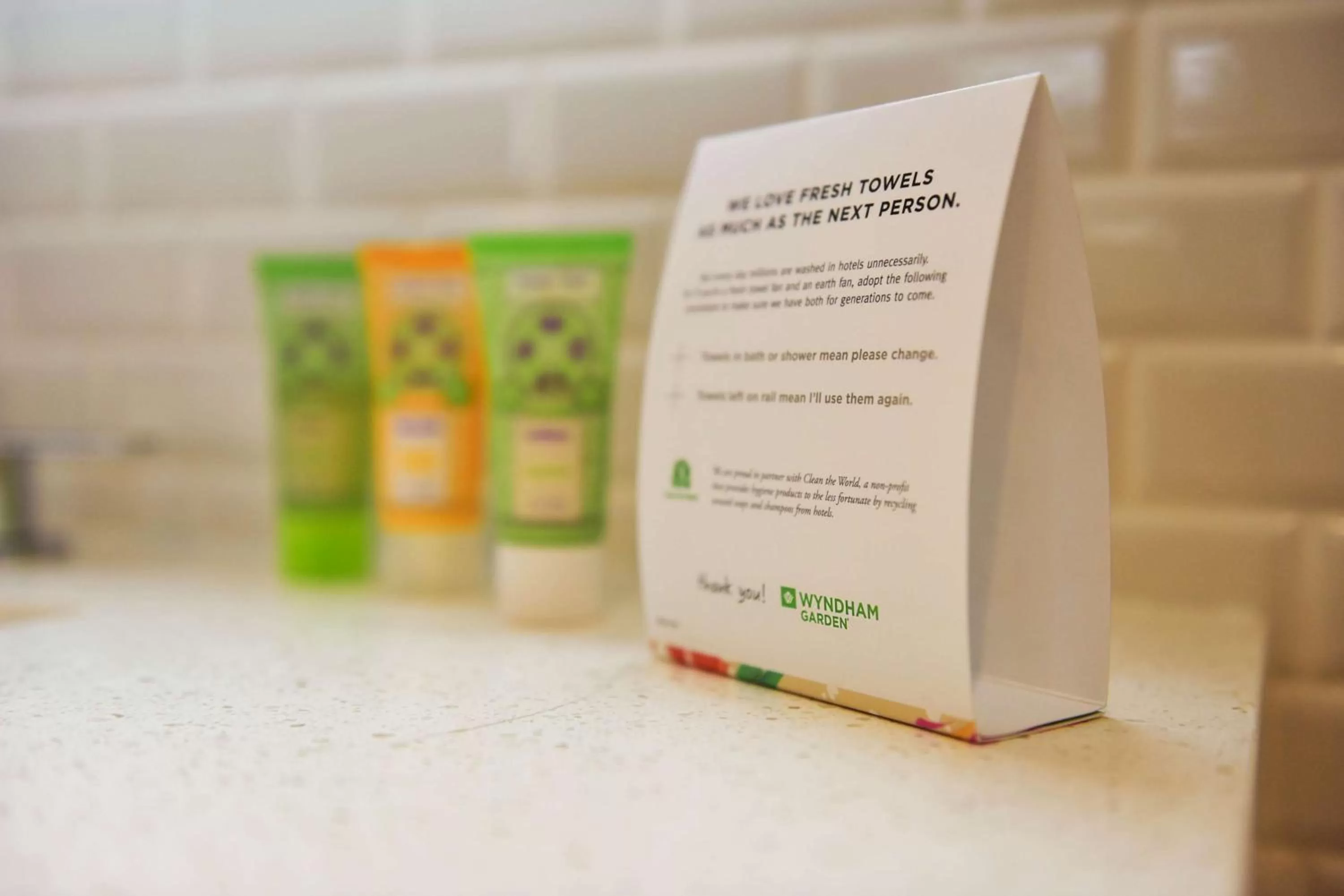 Bathroom in Wyndham Garden North Bergen - Secaucus