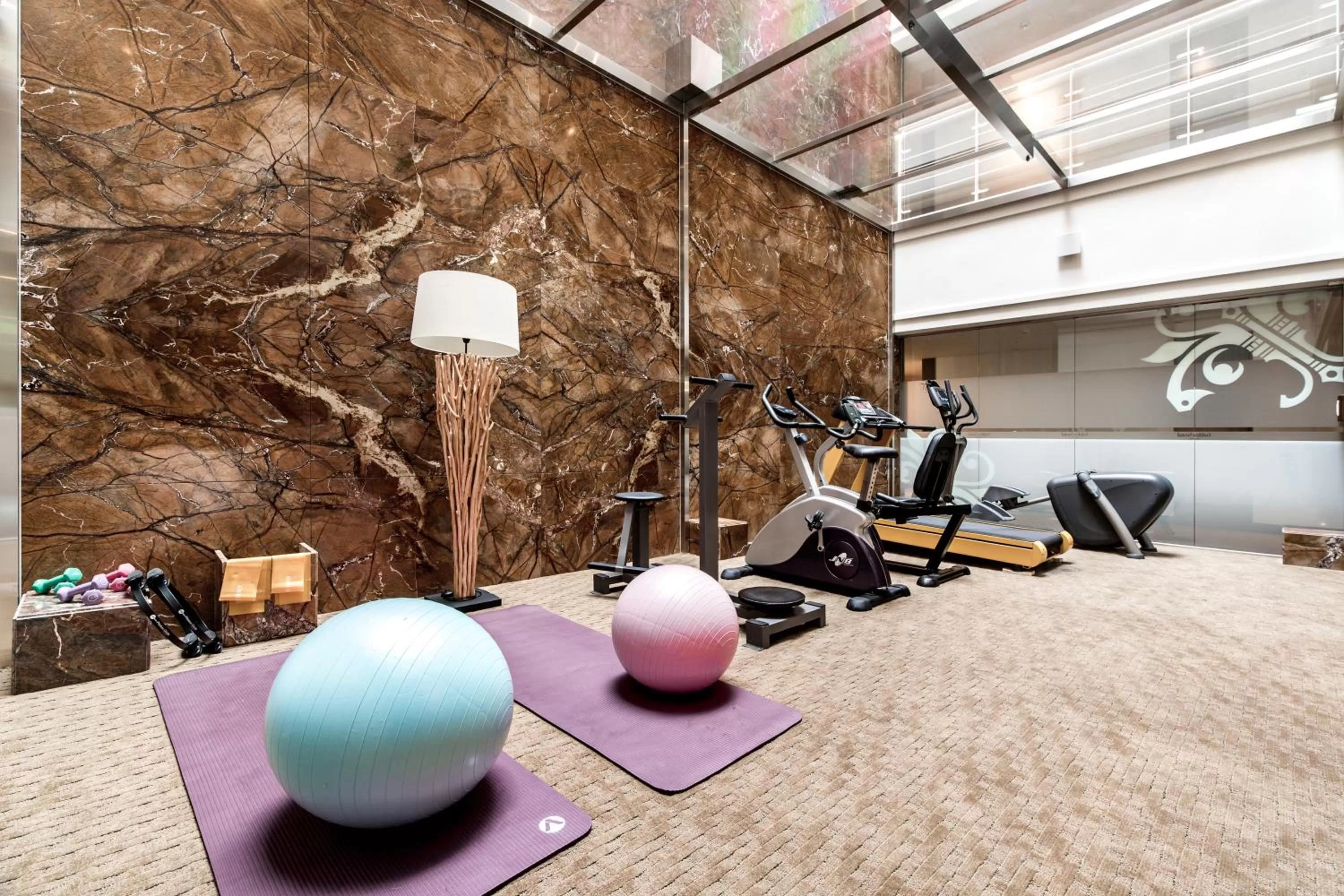 Fitness centre/facilities in Golden Seoul Hotel
