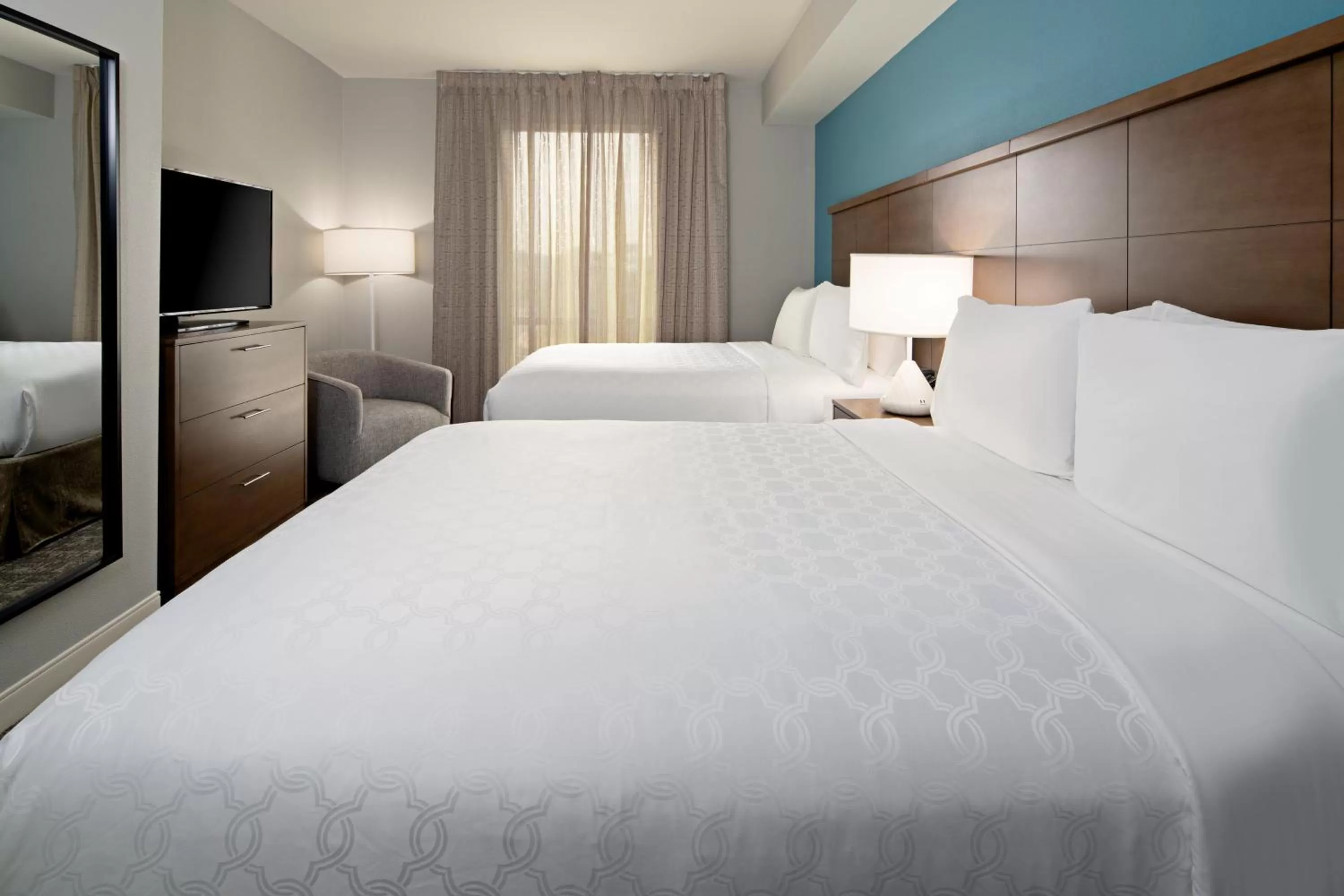 Bedroom, Bed in Staybridge Suites - Long Beach Airport by IHG