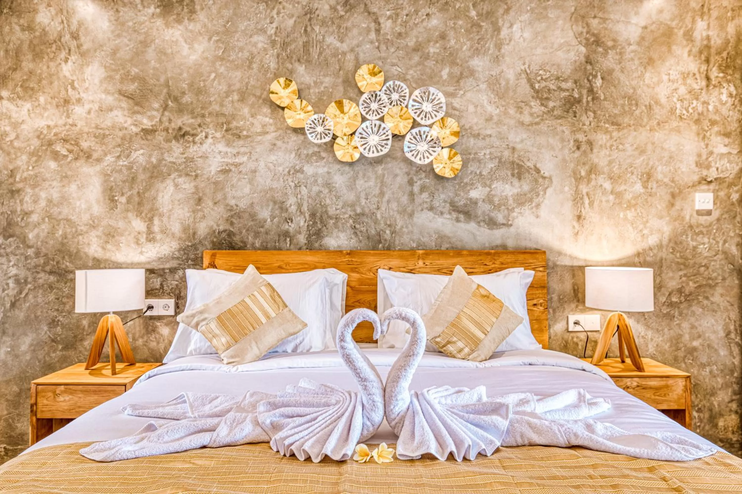 Bed in Villa Mirah Ubud