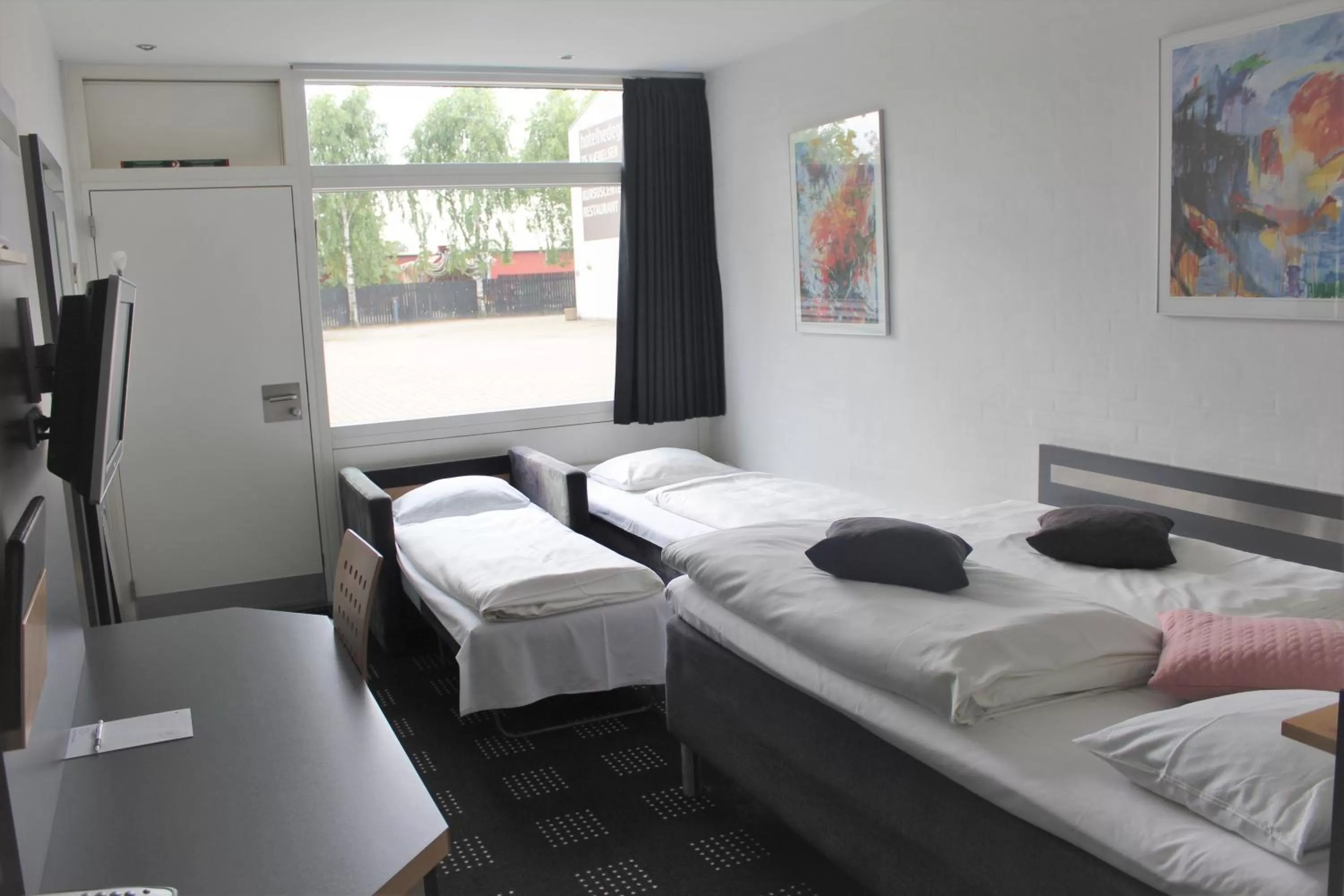 Bed in Hotel Hedegaarden