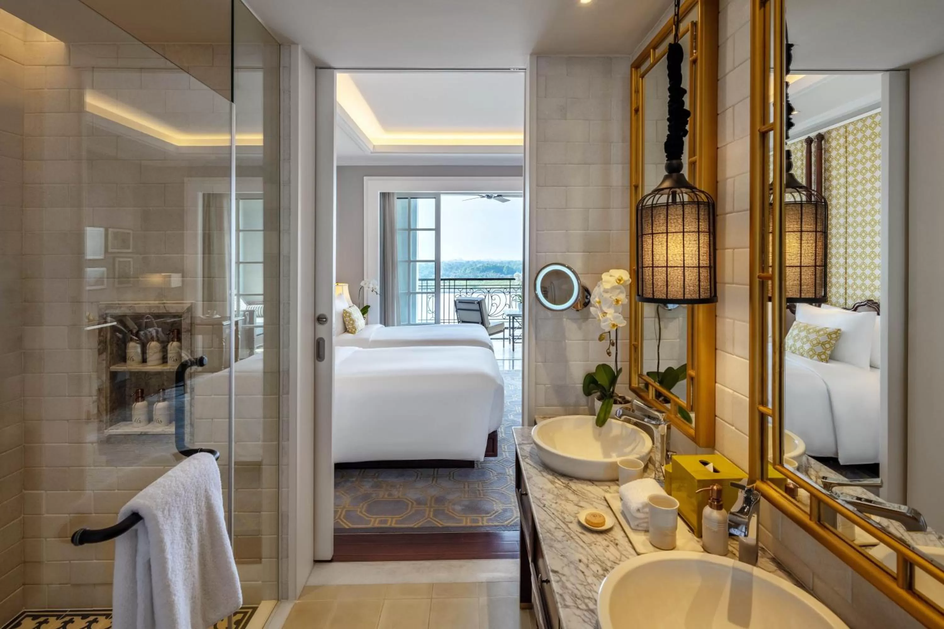 Bathroom, Bed in Mia Saigon – Luxury Boutique Hotel