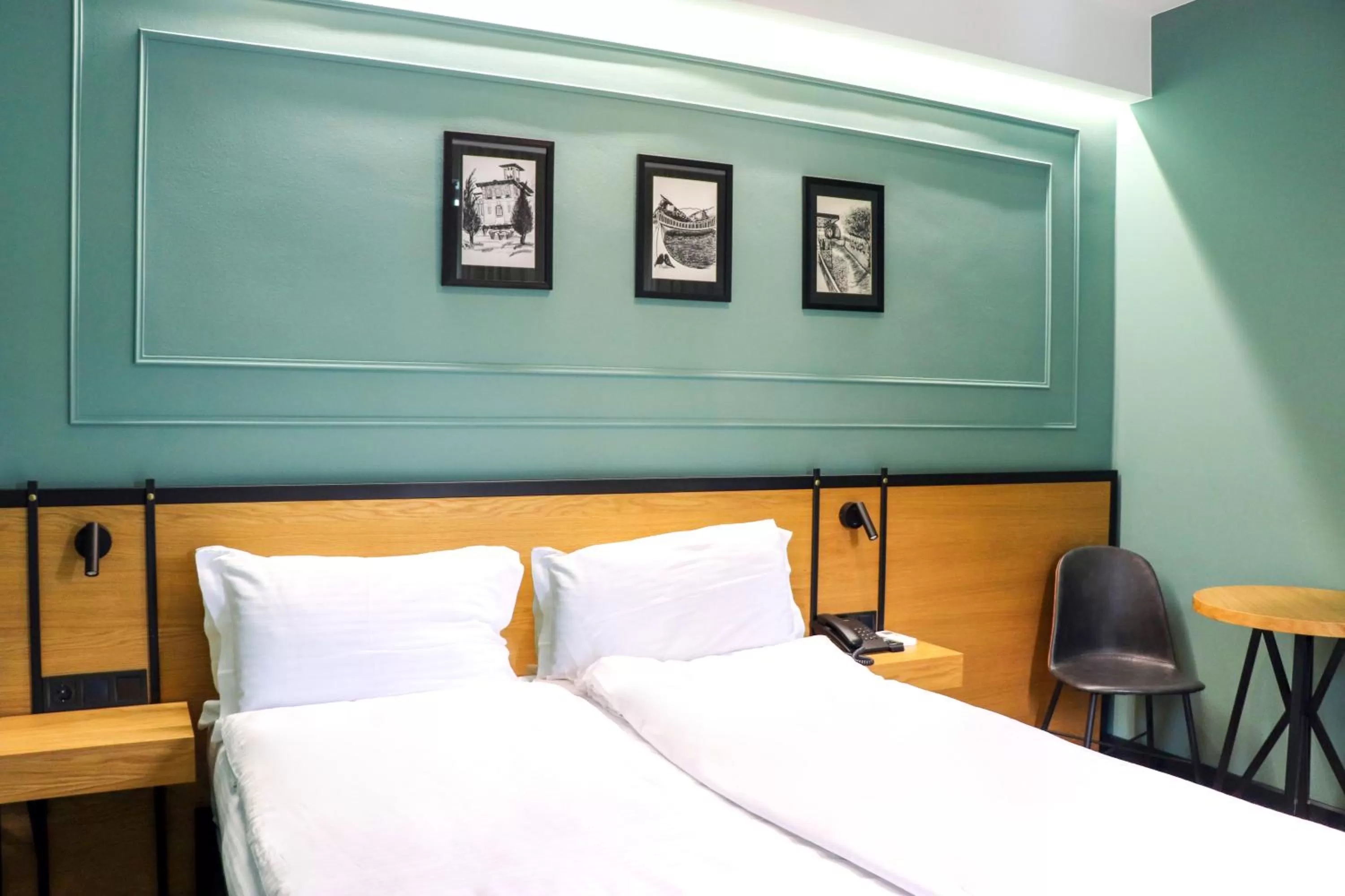 Bedroom, Bed in Borjomi Bridge Hotel