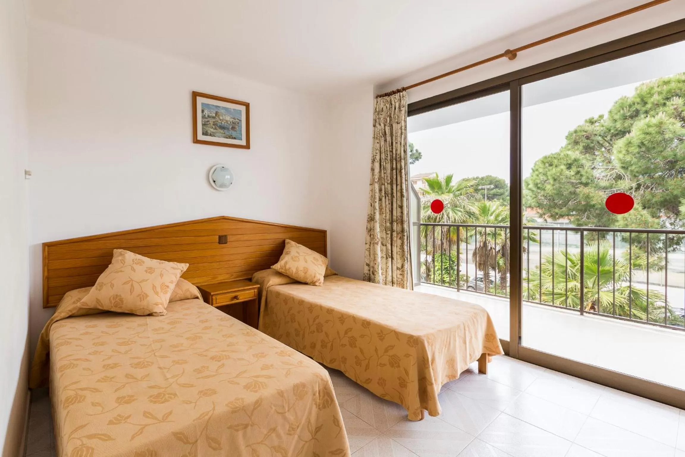 Bed in Bella Maria Apartments