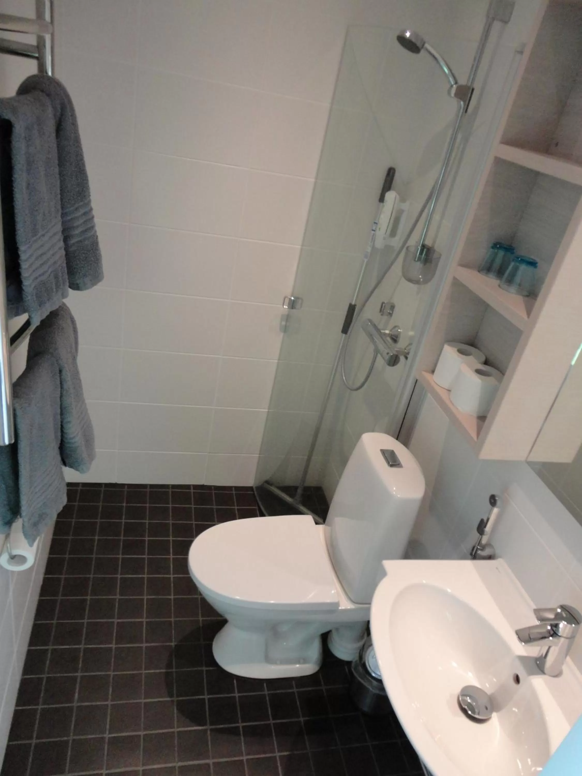 Shower, Bathroom in Varjola Holiday Center