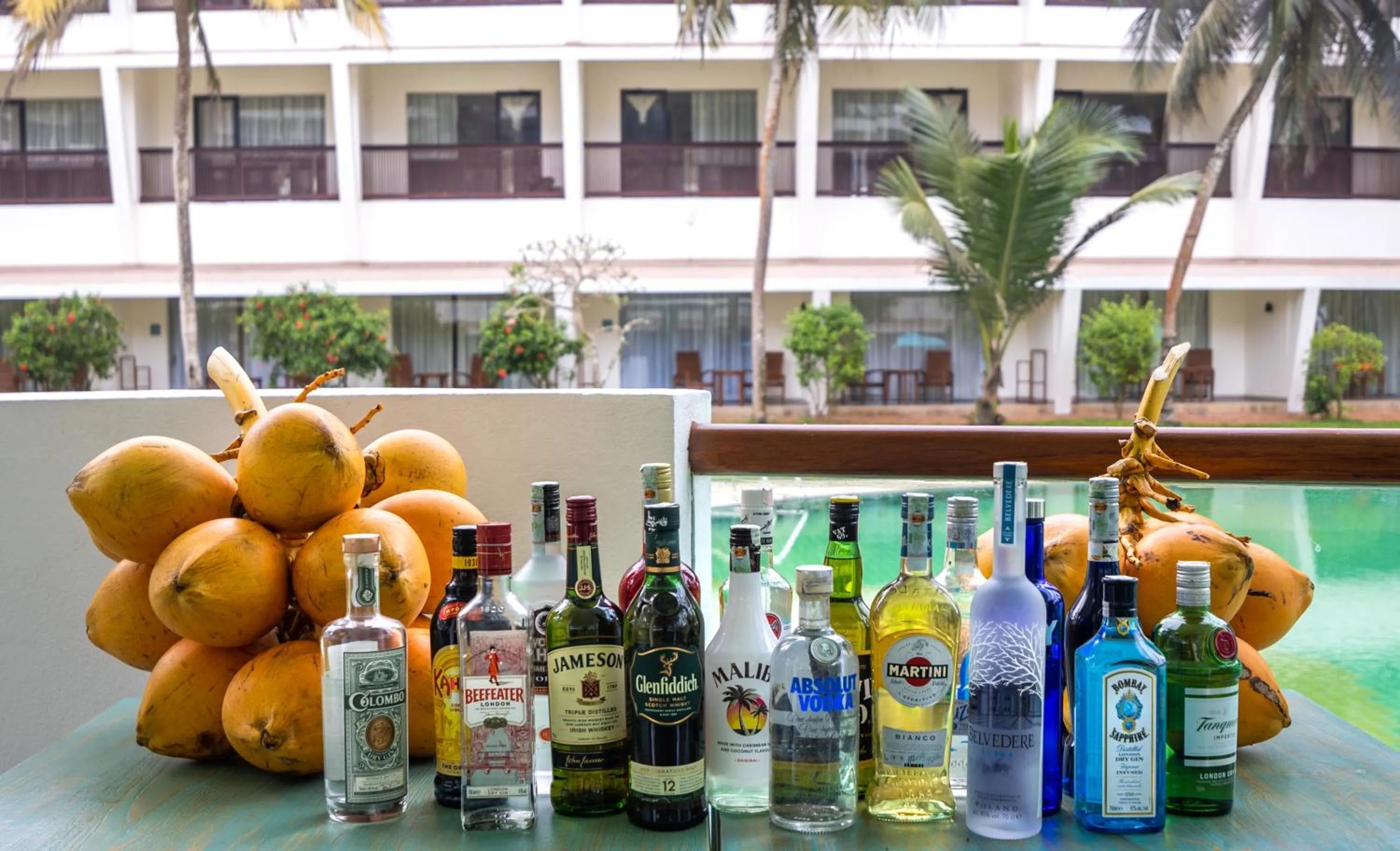 Alcoholic drinks in Occidental Eden Beruwala