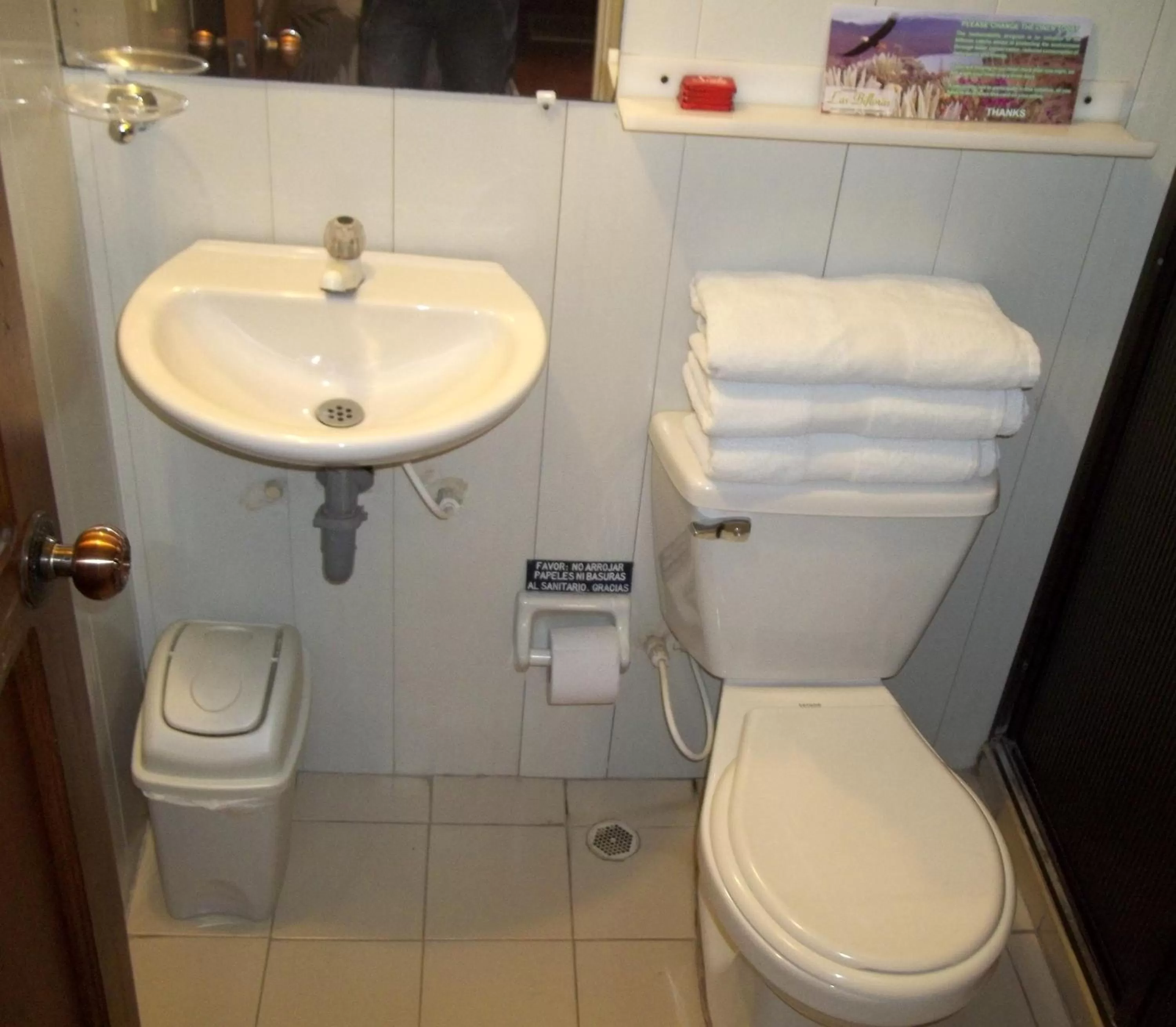 Bathroom in Cabañas Las Bifloras