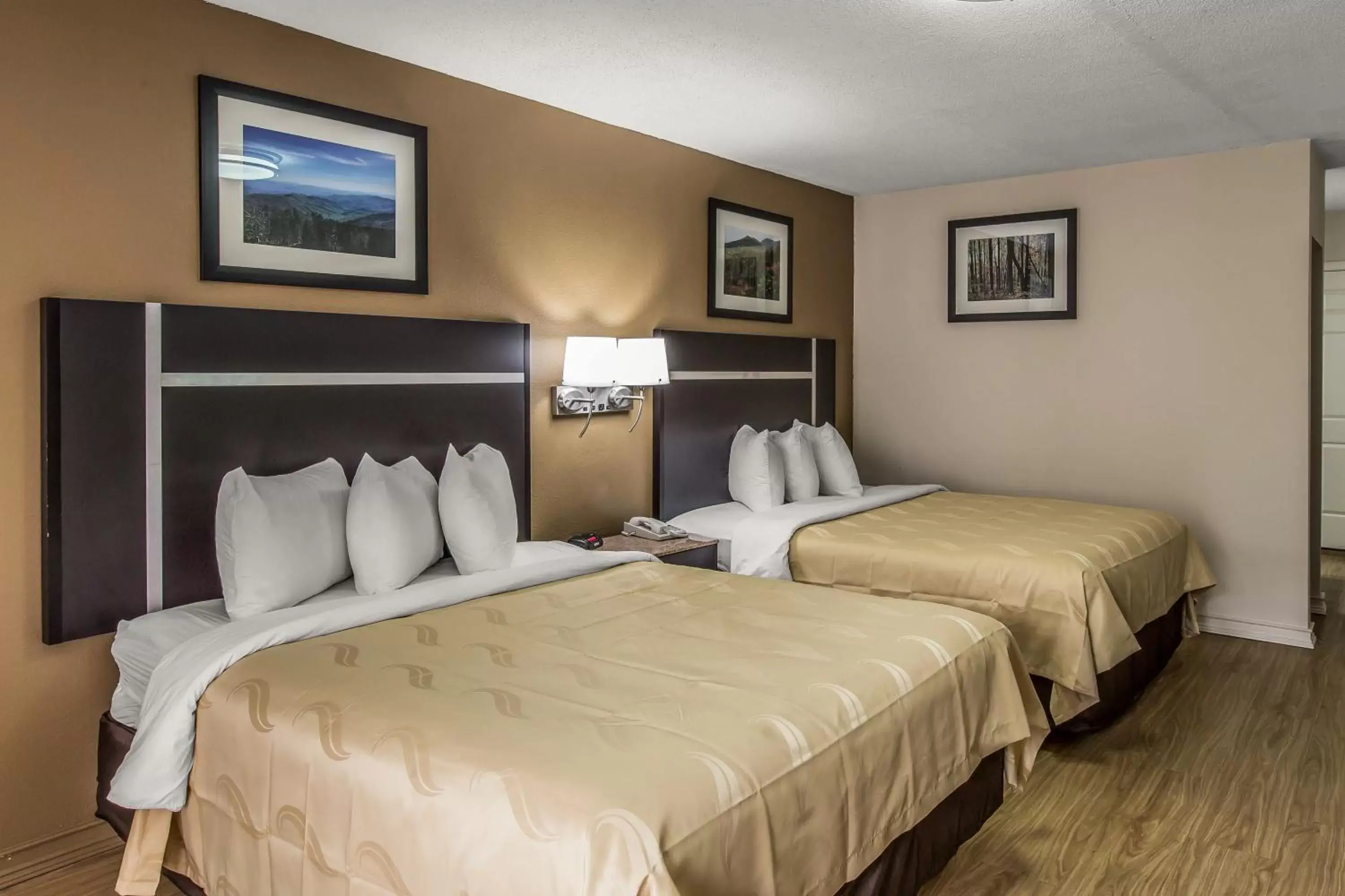 Standard Queen Room with Two Queen Beds and Balcony in Quality Inn & Suites Gatlinburg North Standard Queen Room with Two Queen Beds and Balcony in Quality Inn & Suites Gatlinburg North