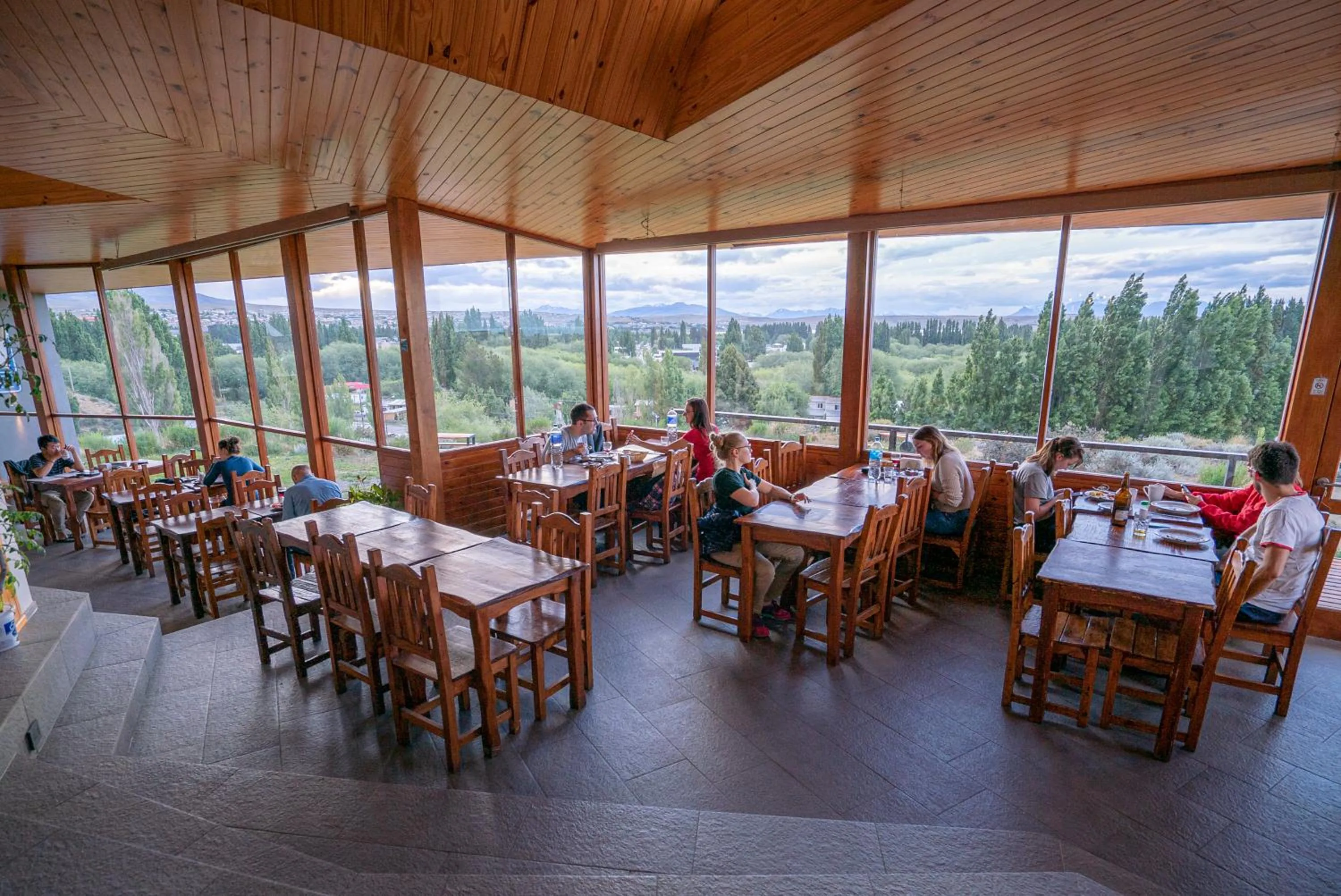 City view in America Del Sur Calafate Hostel