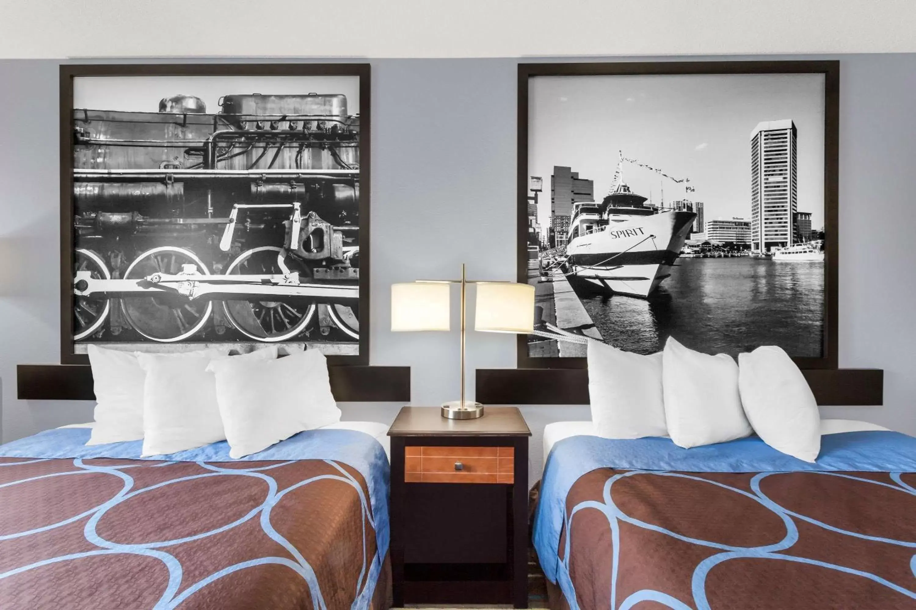 Deluxe Double Room with Two Double Beds - Non-Smoking in Super 8 by Wyndham Havre De Grace Aberdeen Area Deluxe Double Room with Two Double Beds - Non-Smoking in Super 8 by Wyndham Havre De Grace Aberdeen Area