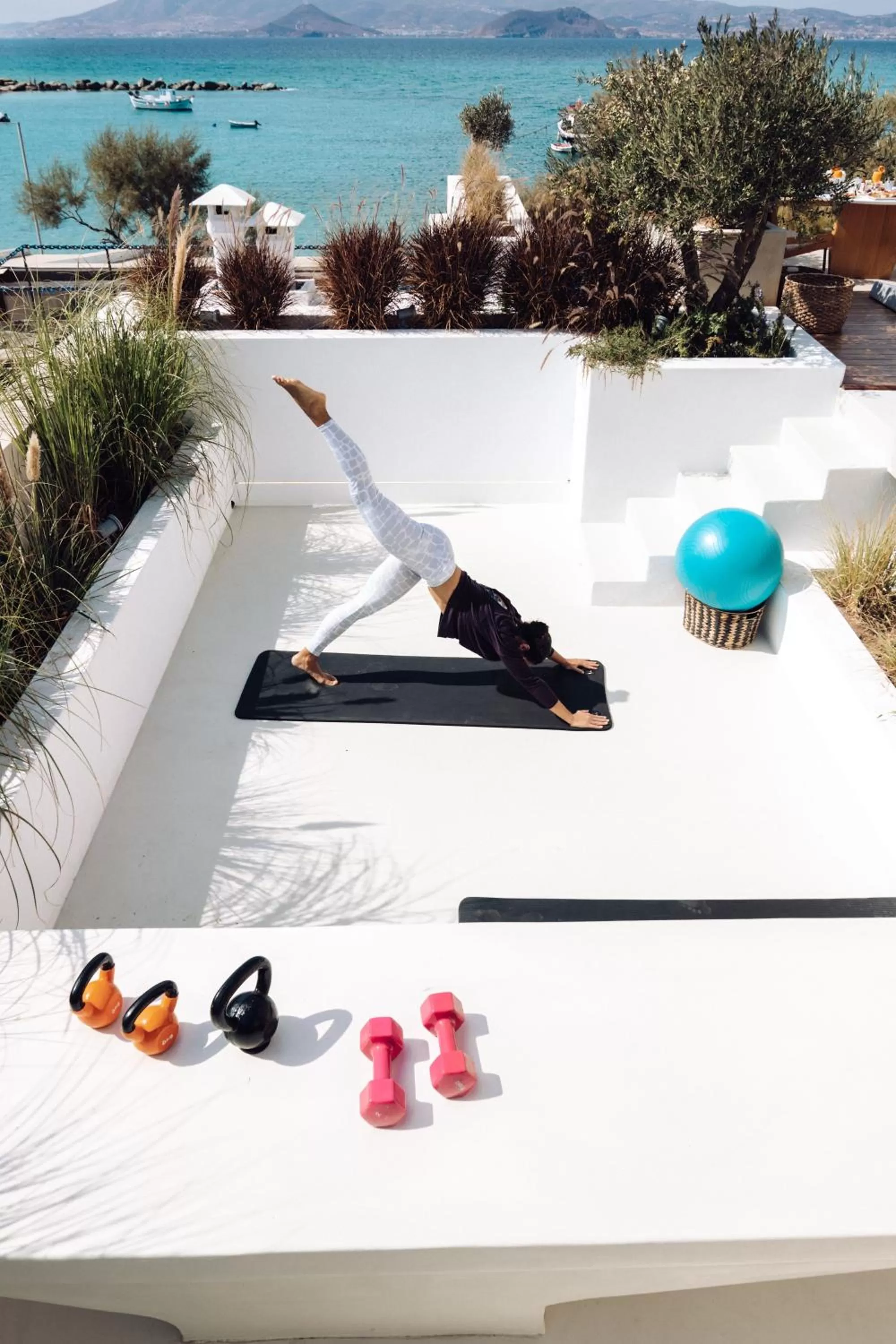 Balcony/Terrace in Avgoustos Suites Naxos