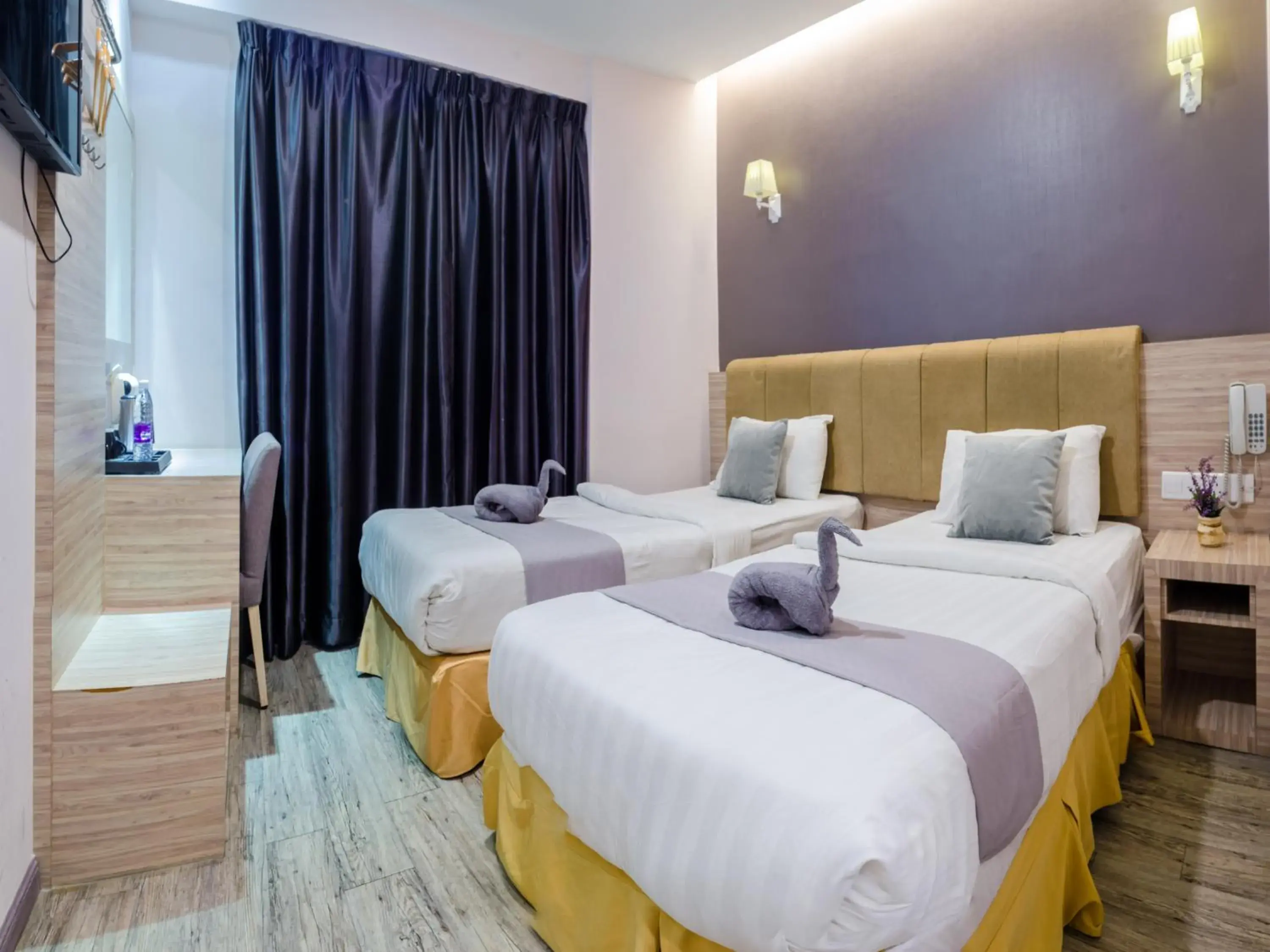 Twin Room with City View in GM Grand Moments Bandar Sunway Twin Room with City View in GM Grand Moments Bandar Sunway