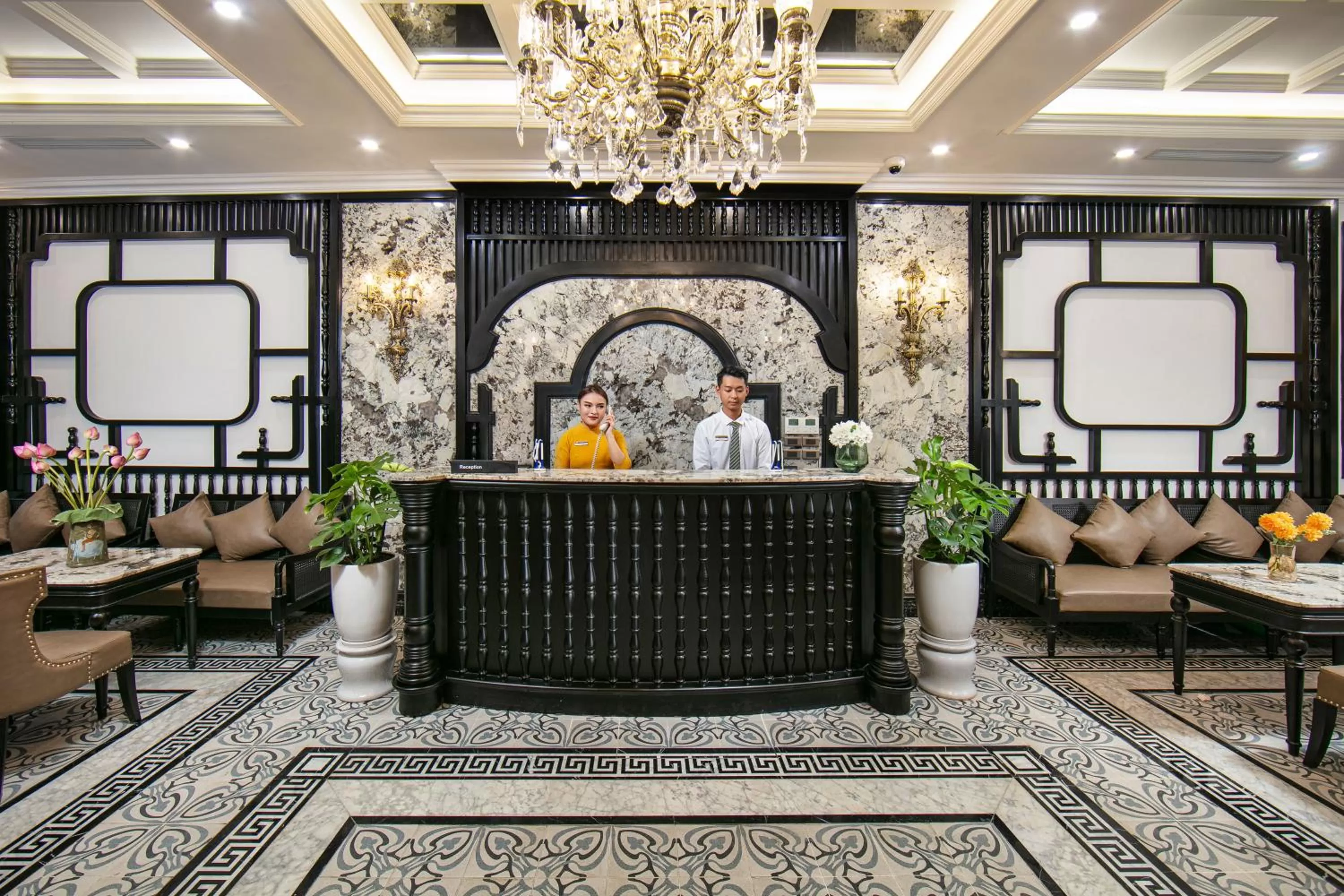 Lobby or reception in Amira Hotel Hanoi