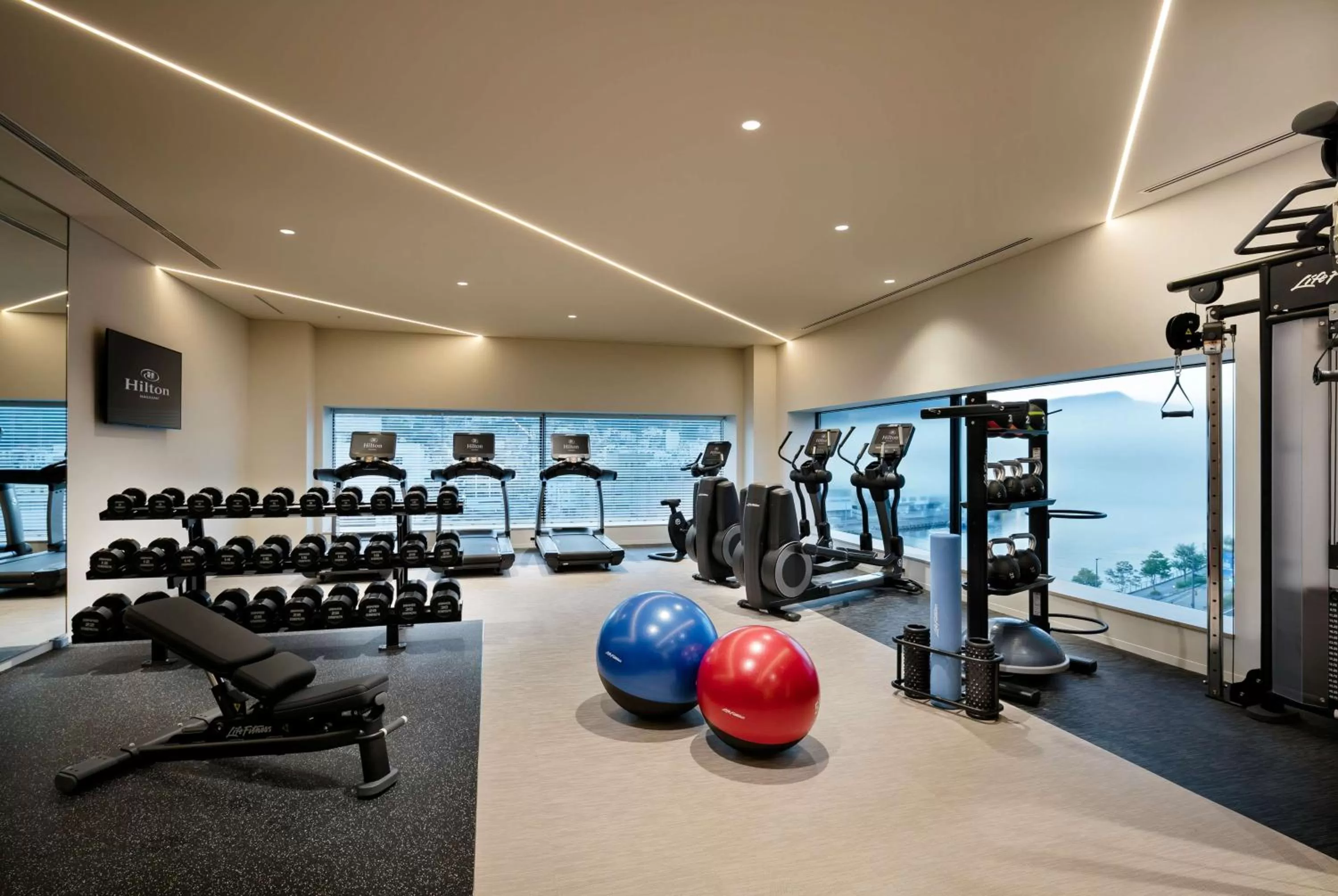 Fitness centre/facilities in Hilton Nagasaki
