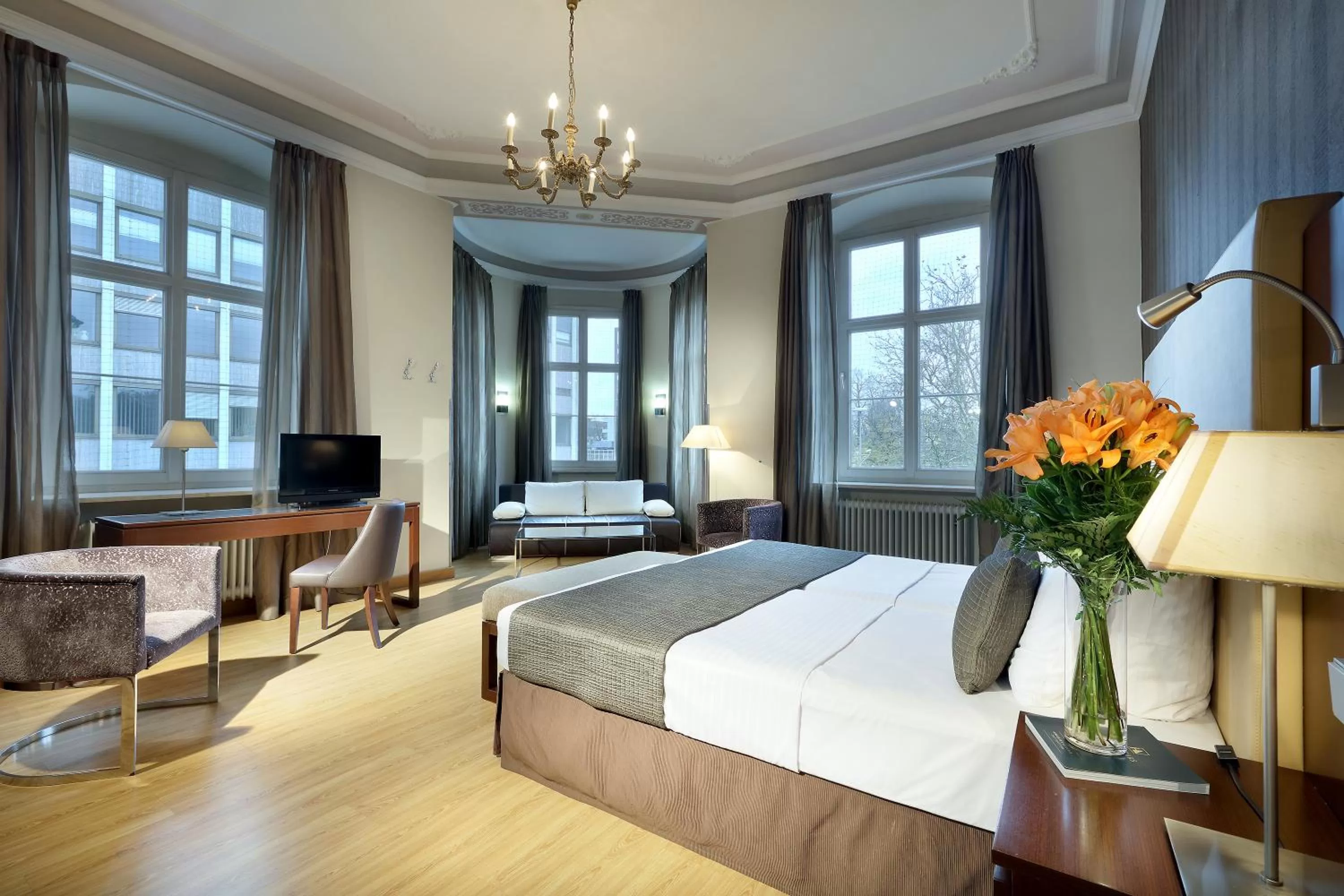 Bed in Eurostars Park Hotel Maximilian