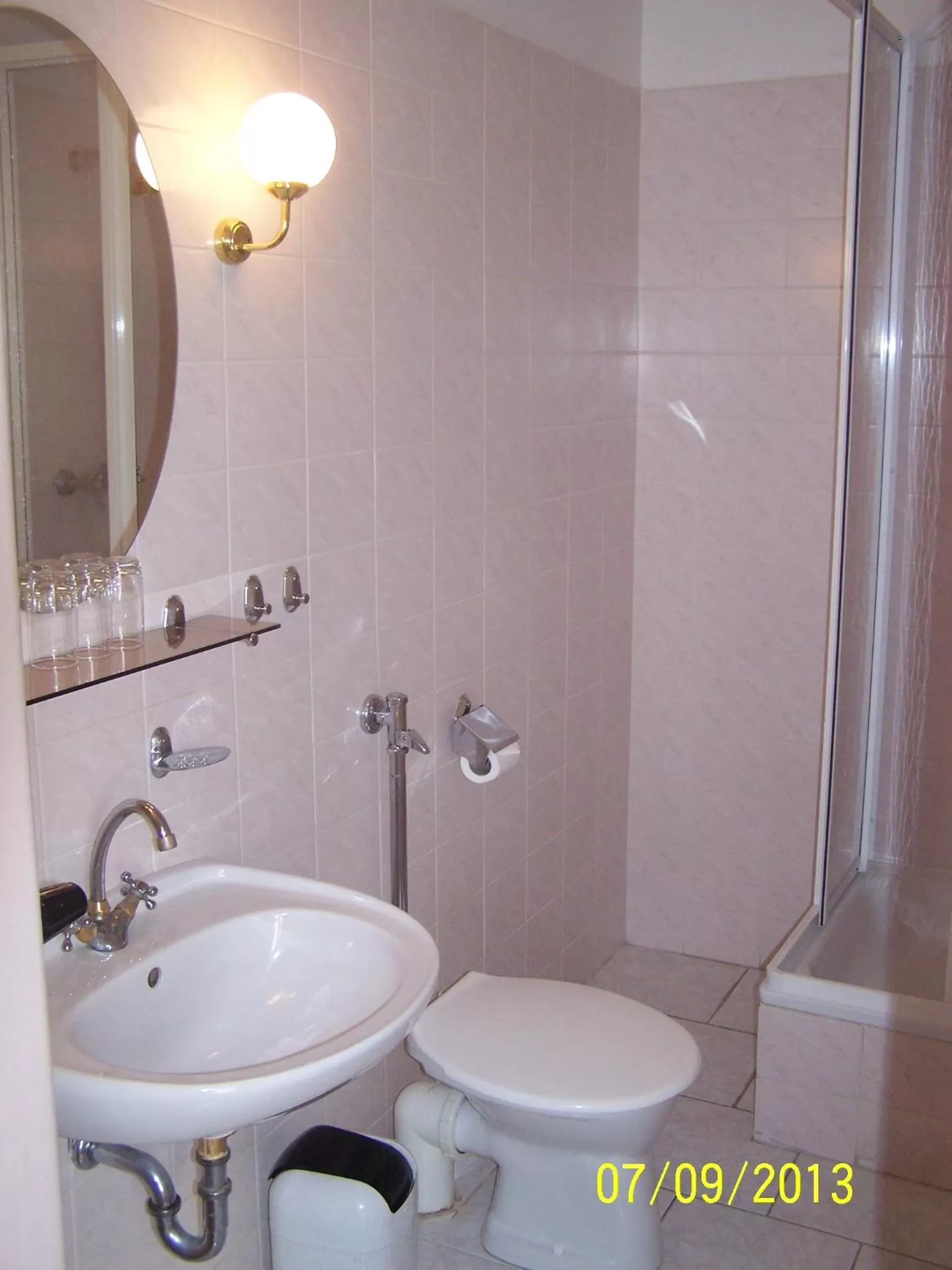 Bathroom in Wellness Hotel Central