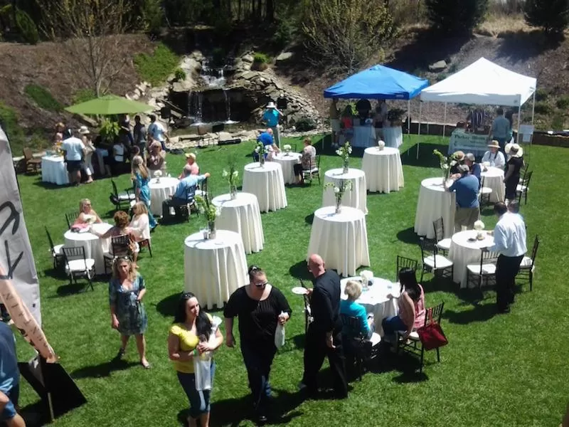 Garden in The Lodge at Flat Rock