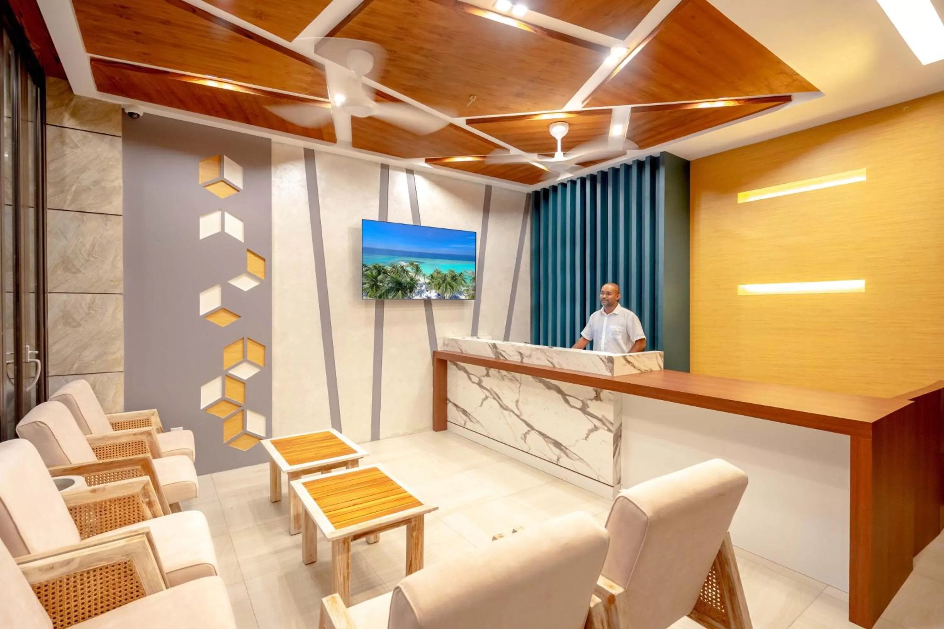 Staff in Arena Beach Hotel