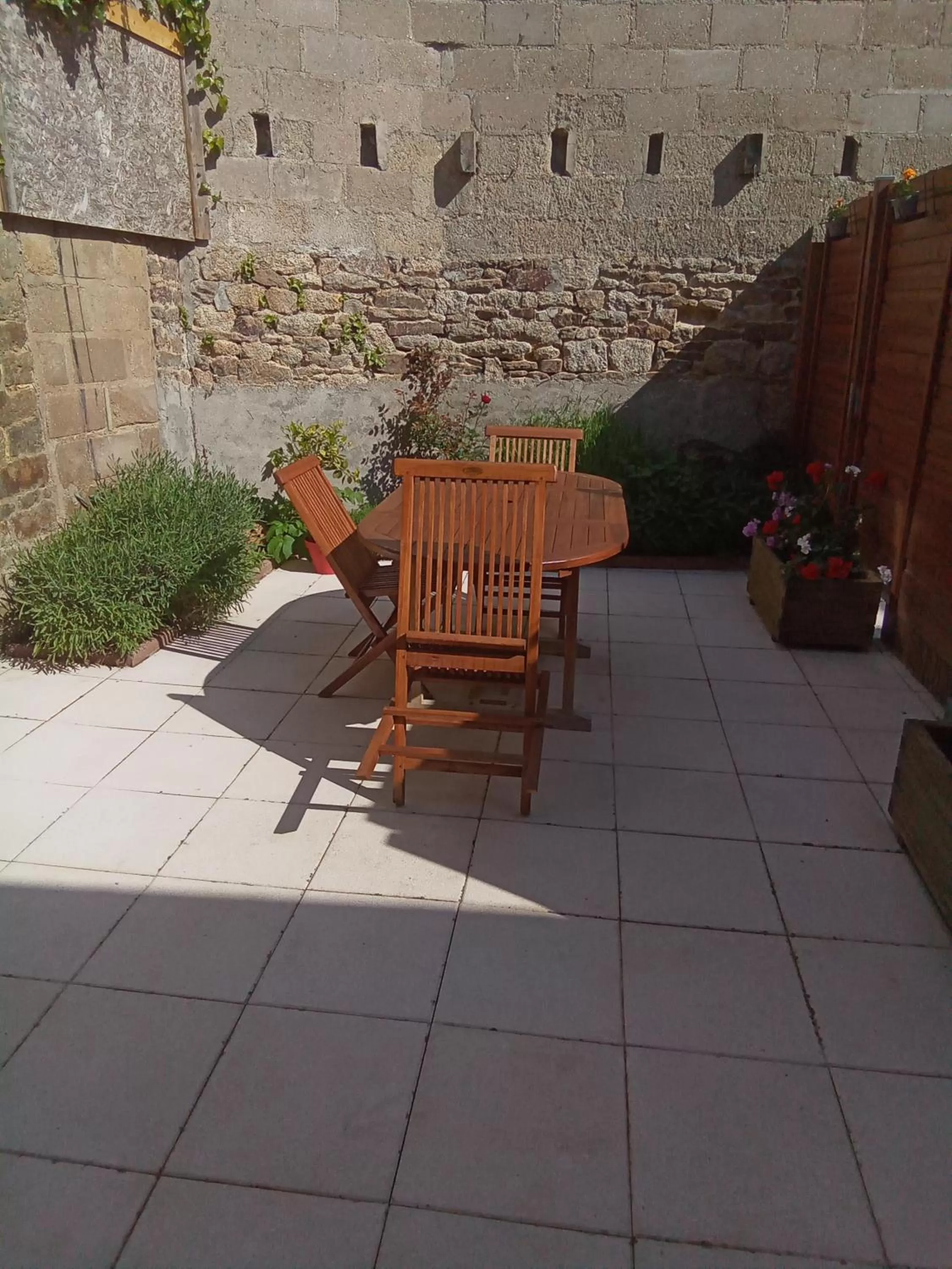 Patio in La chambre de la boule d 'or