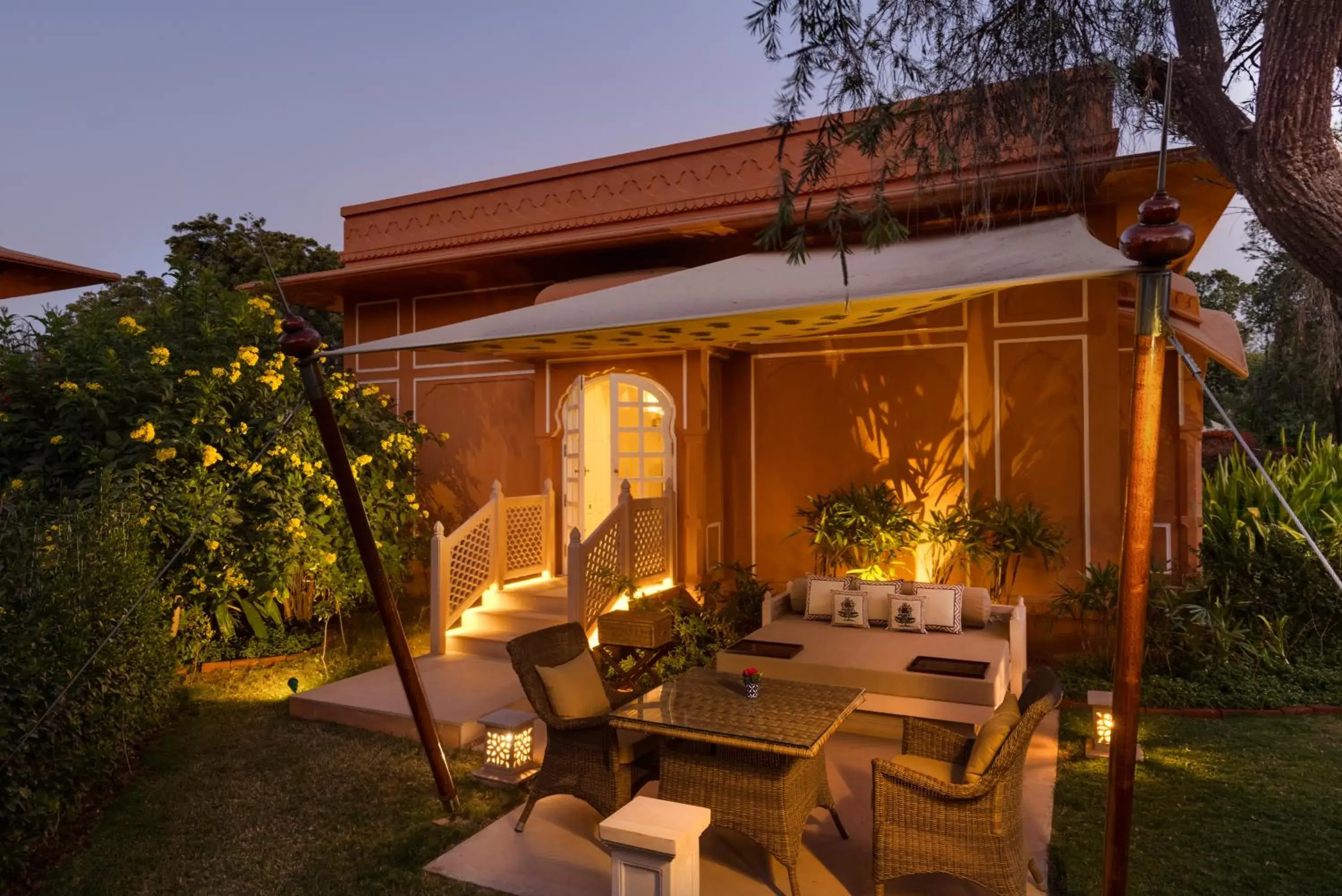 Premier Room with Private Garden, Twin Bed in The Oberoi Rajvilas Jaipur Premier Room with Private Garden, Twin Bed in The Oberoi Rajvilas Jaipur