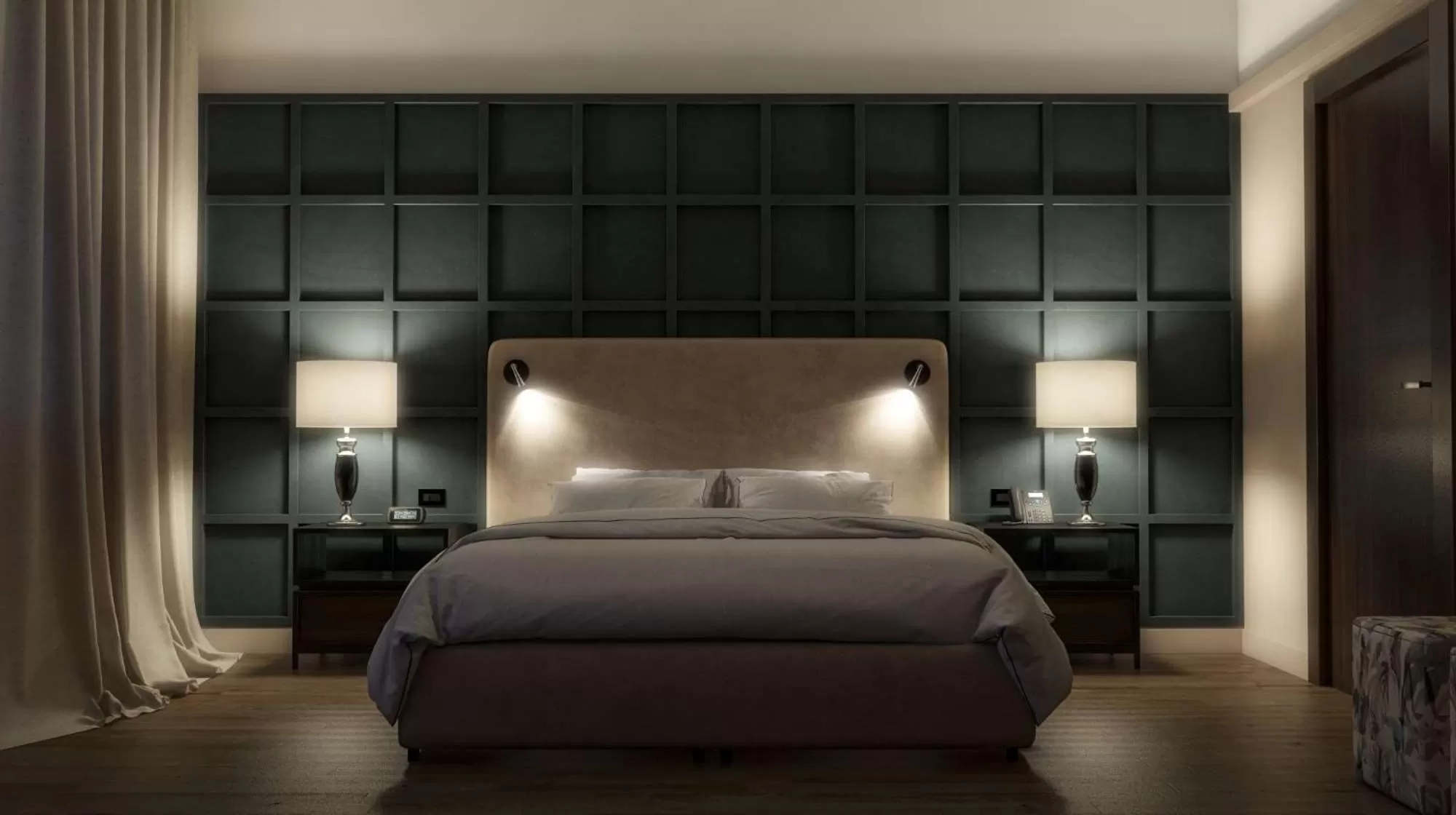 Bed in DoubleTree by Hilton Brescia