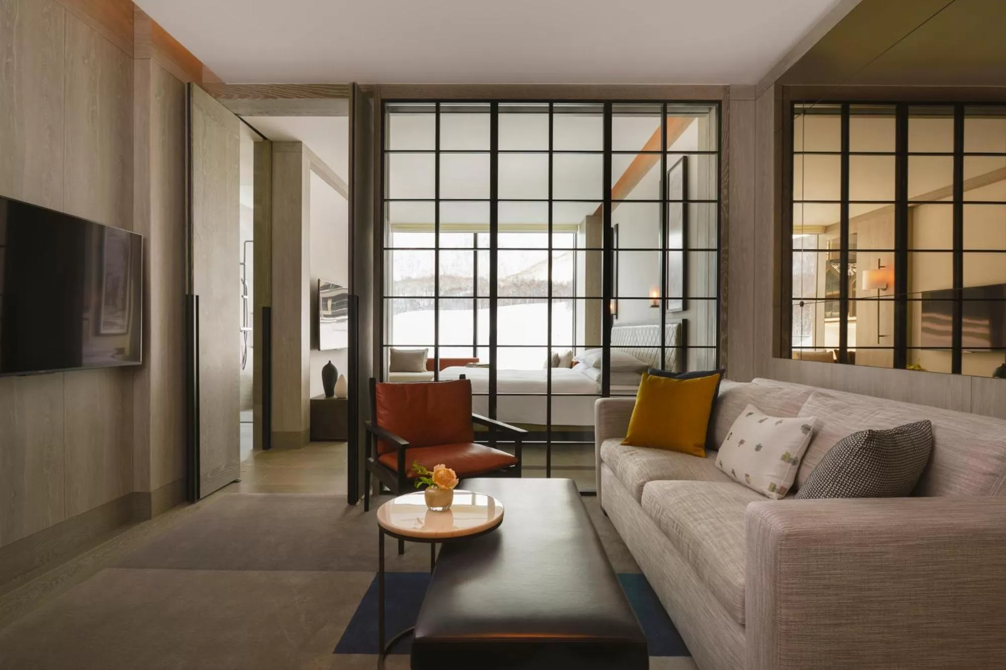 Bed in Park Hyatt Niseko Hanazono