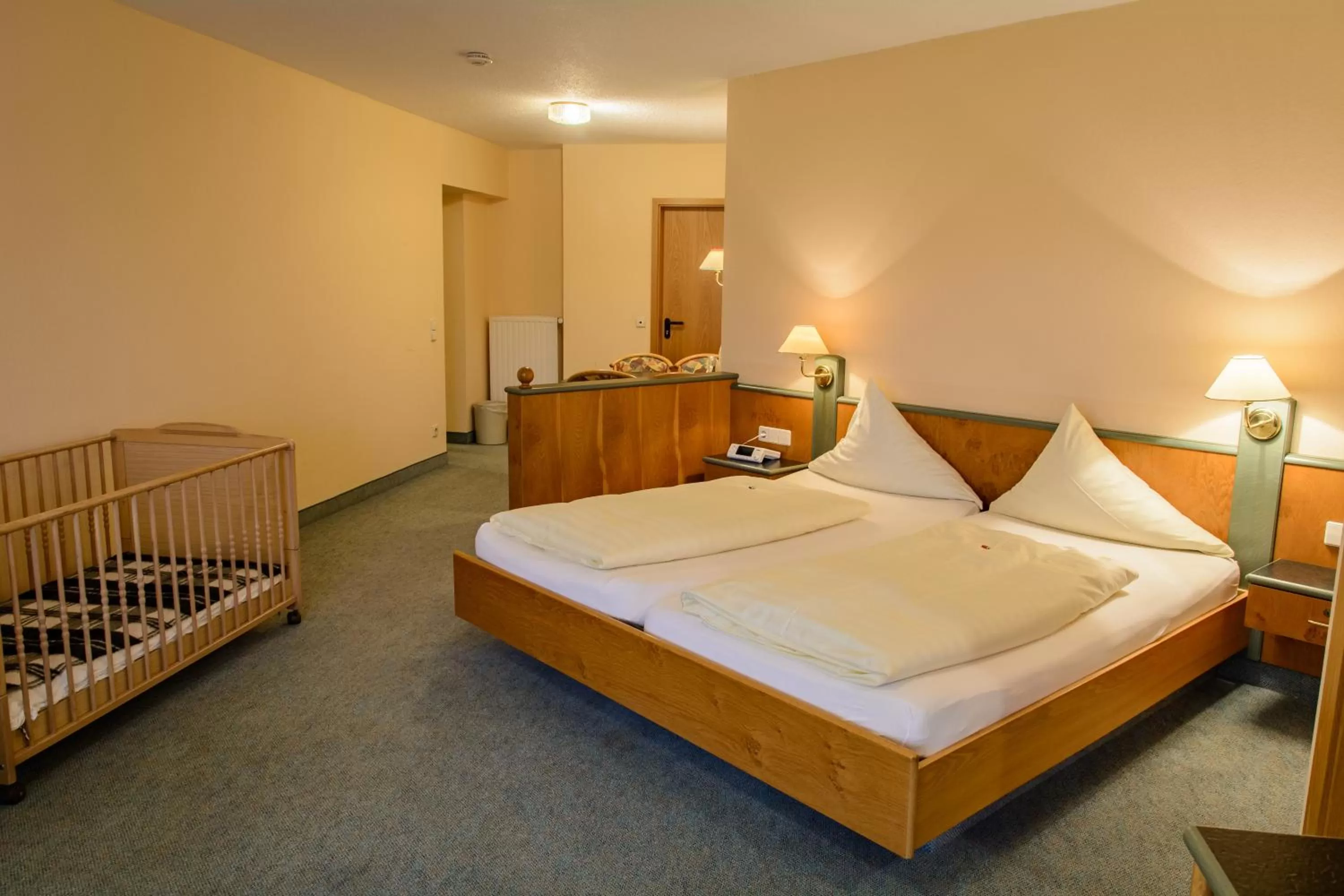 Photo of the whole room, Bed in Landhotel Henkenhof Willingen