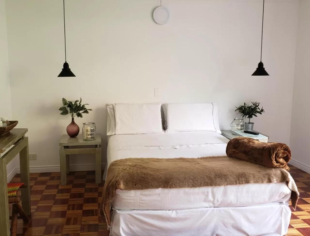 Bed in Hotel Casa Madero