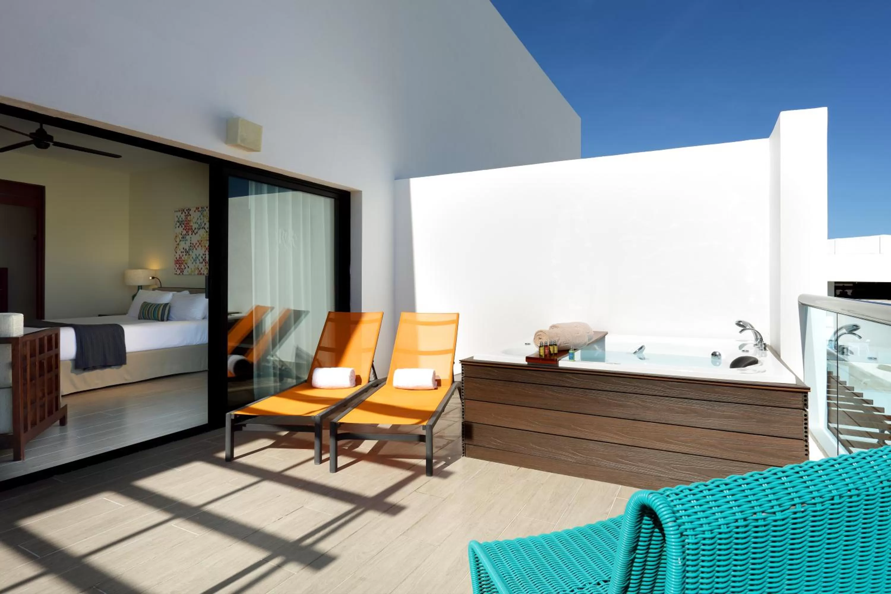 Balcony/Terrace in TRS Cap Cana Waterfront & Marina Hotel - Adults Only - All Inclusive