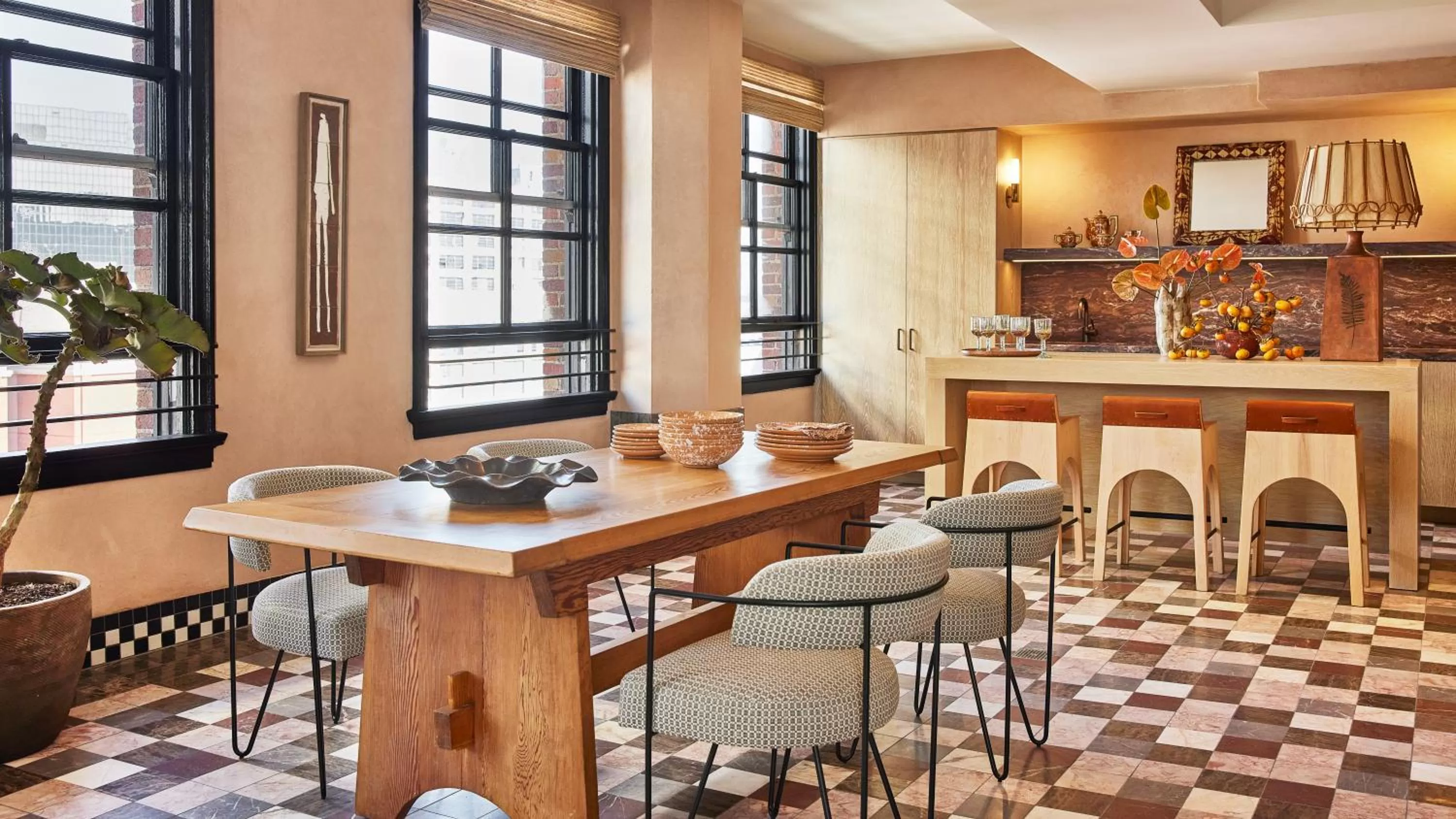 Kitchen or kitchenette in Downtown Los Angeles Proper Hotel, a Member of Design Hotels