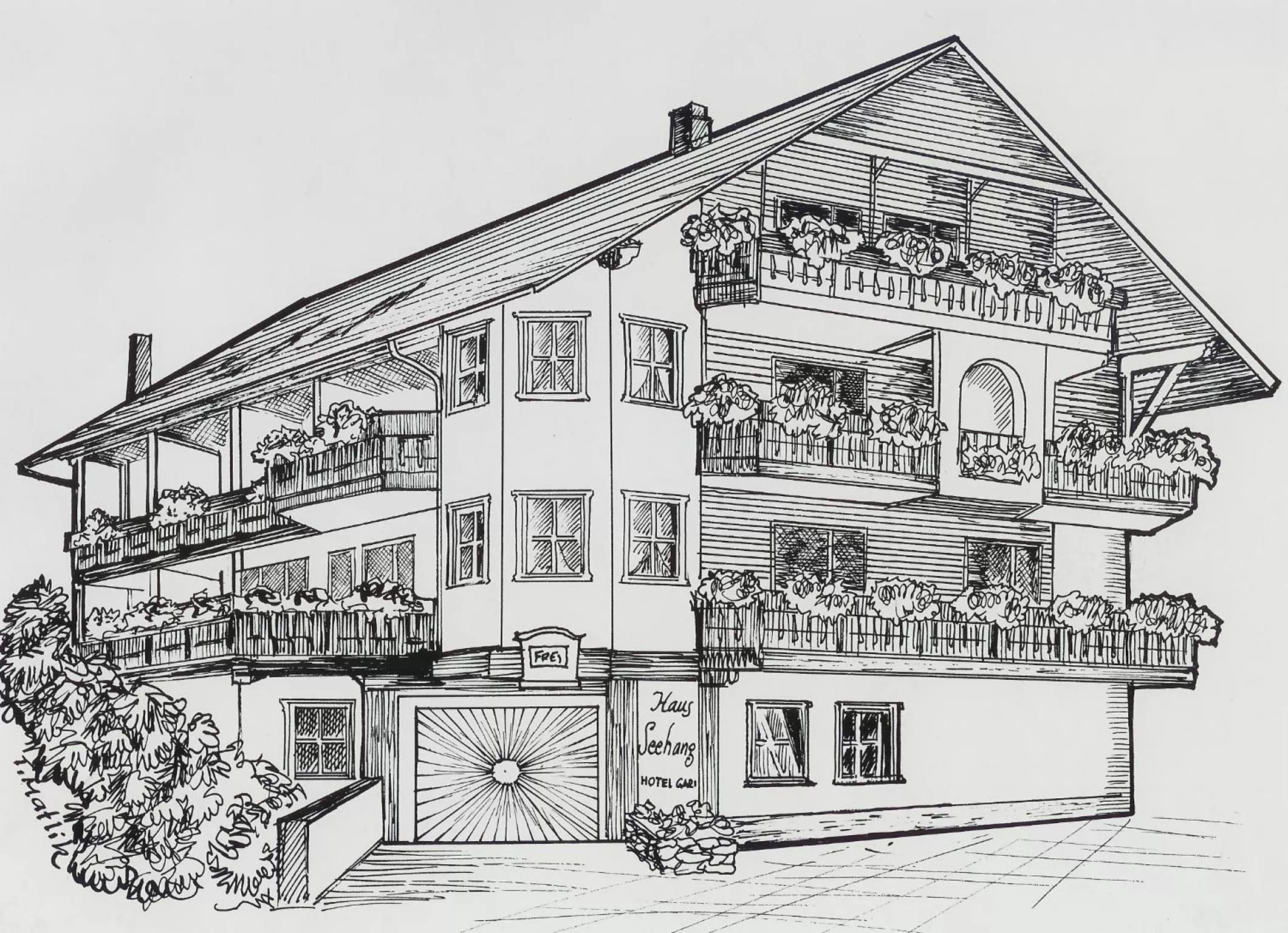 Property logo or sign, Floor Plan in Hotel Haus Seehang