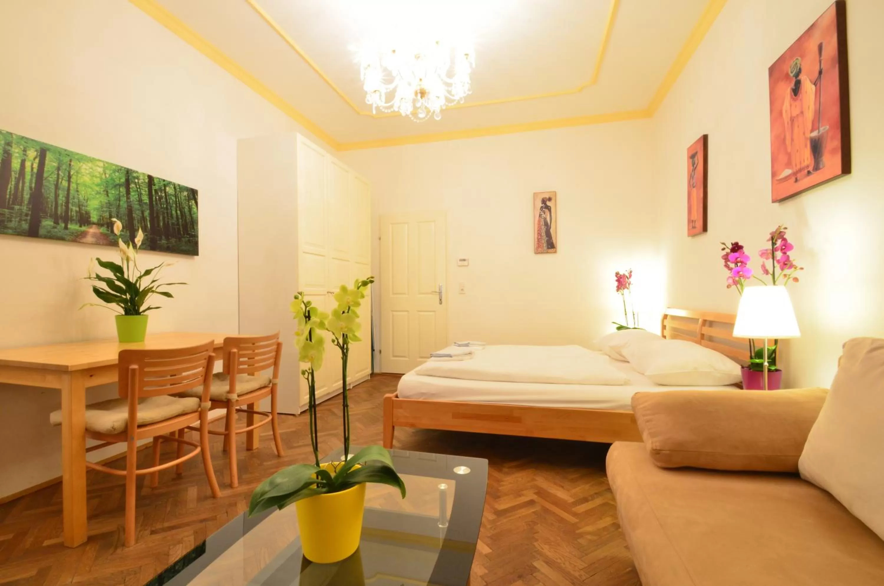 Bed in AJO Apartments - Messe City Flat - Self-Check-in