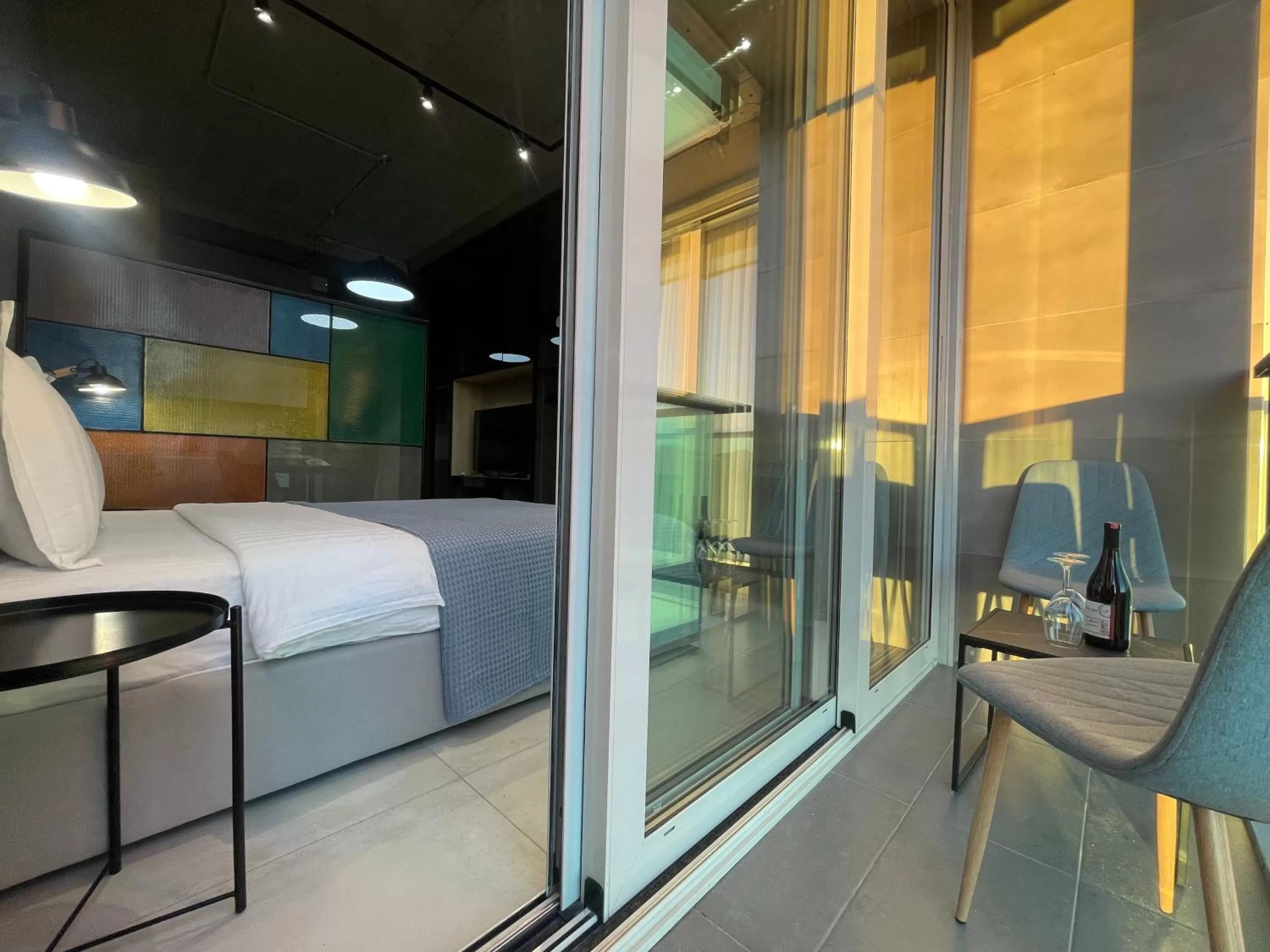 Bed in Ambassador Skyline Apartments