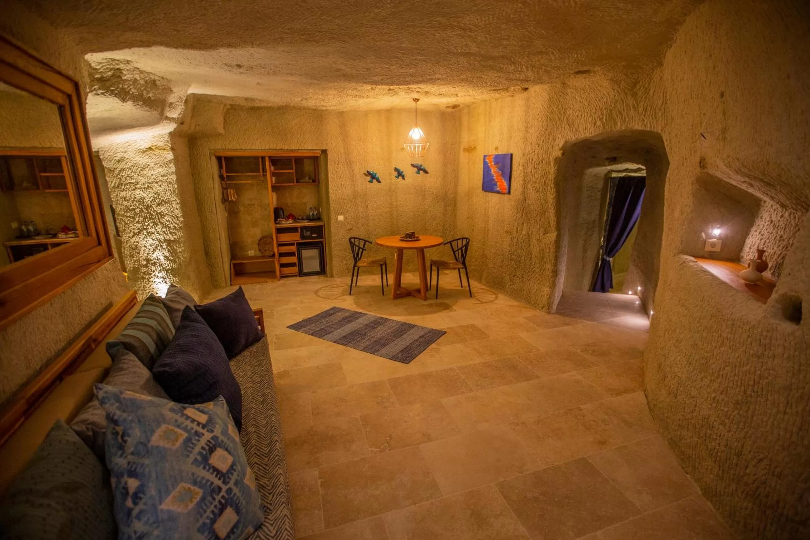Living room in Azure Cave Suites - Cappadocia