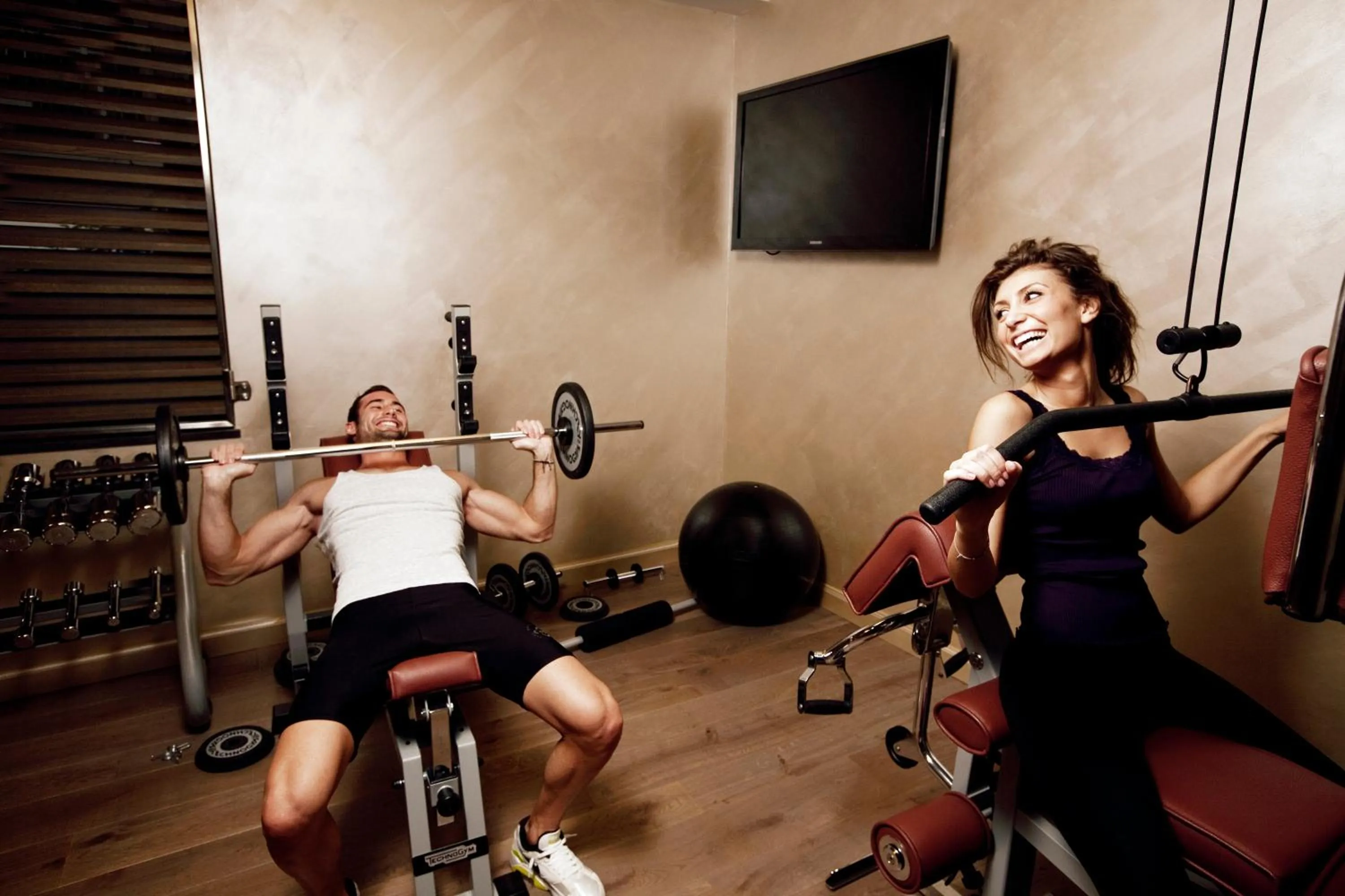 Fitness centre/facilities in Hotel Dei Fiori Restaurant - Meeting & Spa