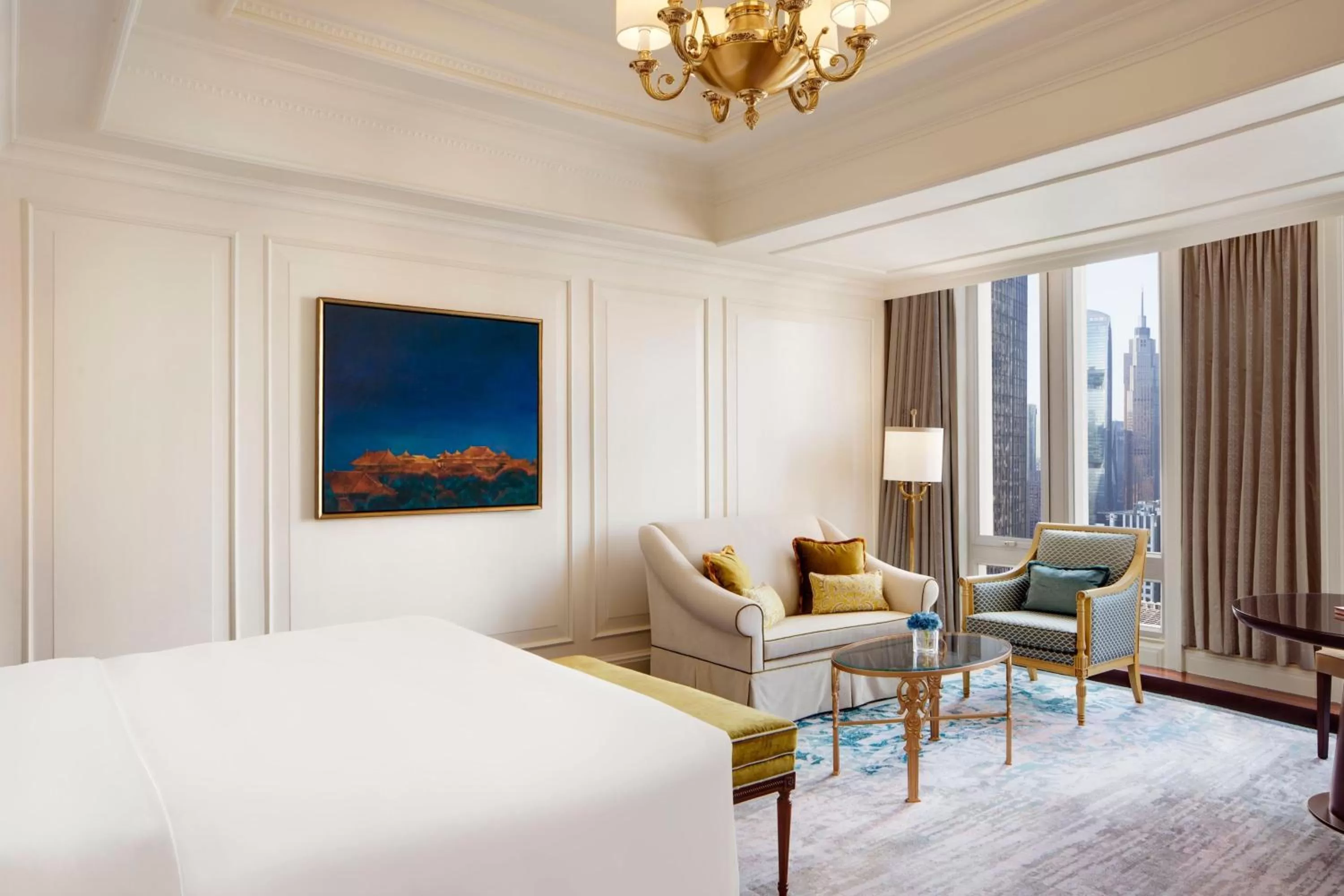 Photo of the whole room, Bed in The Ritz-Carlton, Guangzhou