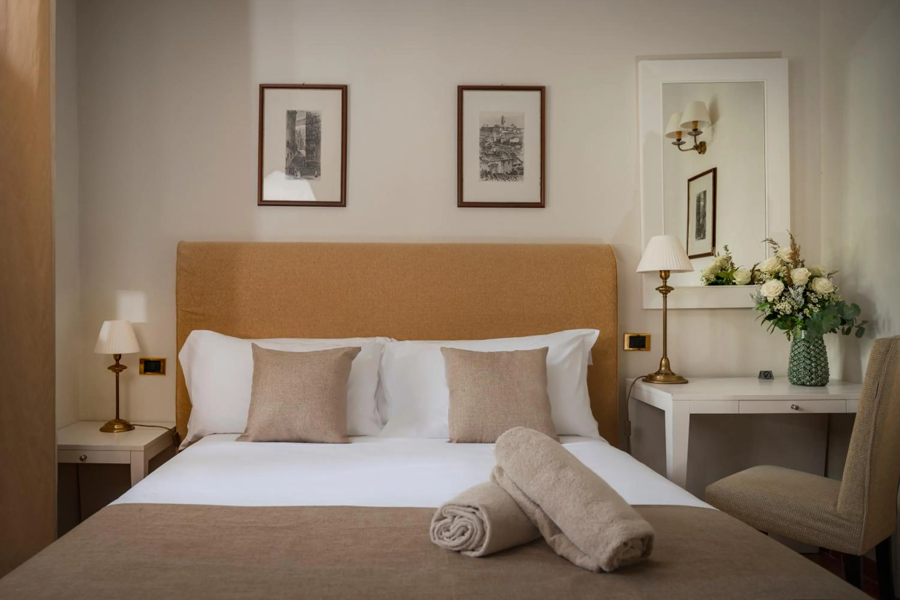 Bed in Castello di Leonina Relais - Adults Only