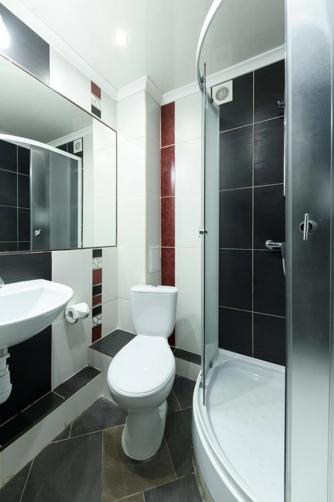 Toilet in Hotel Nivki