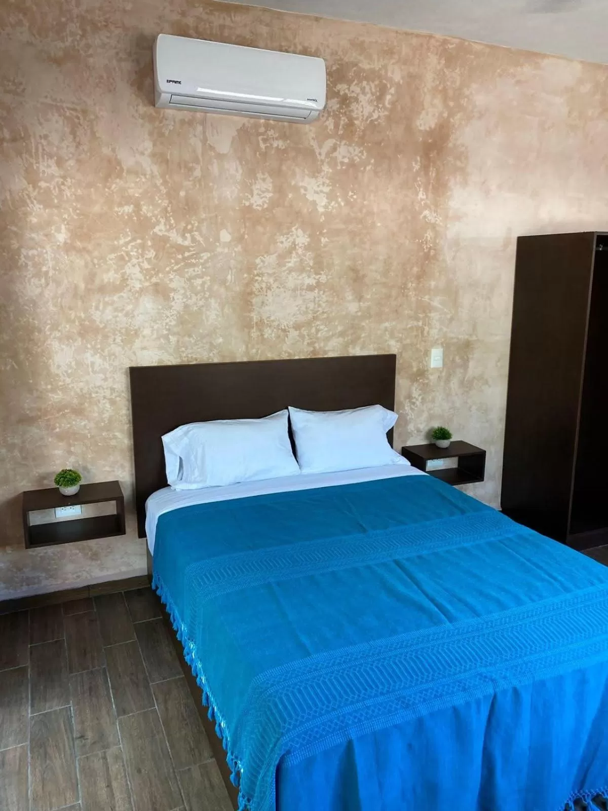 Bed in Hotelito YUM KAAX