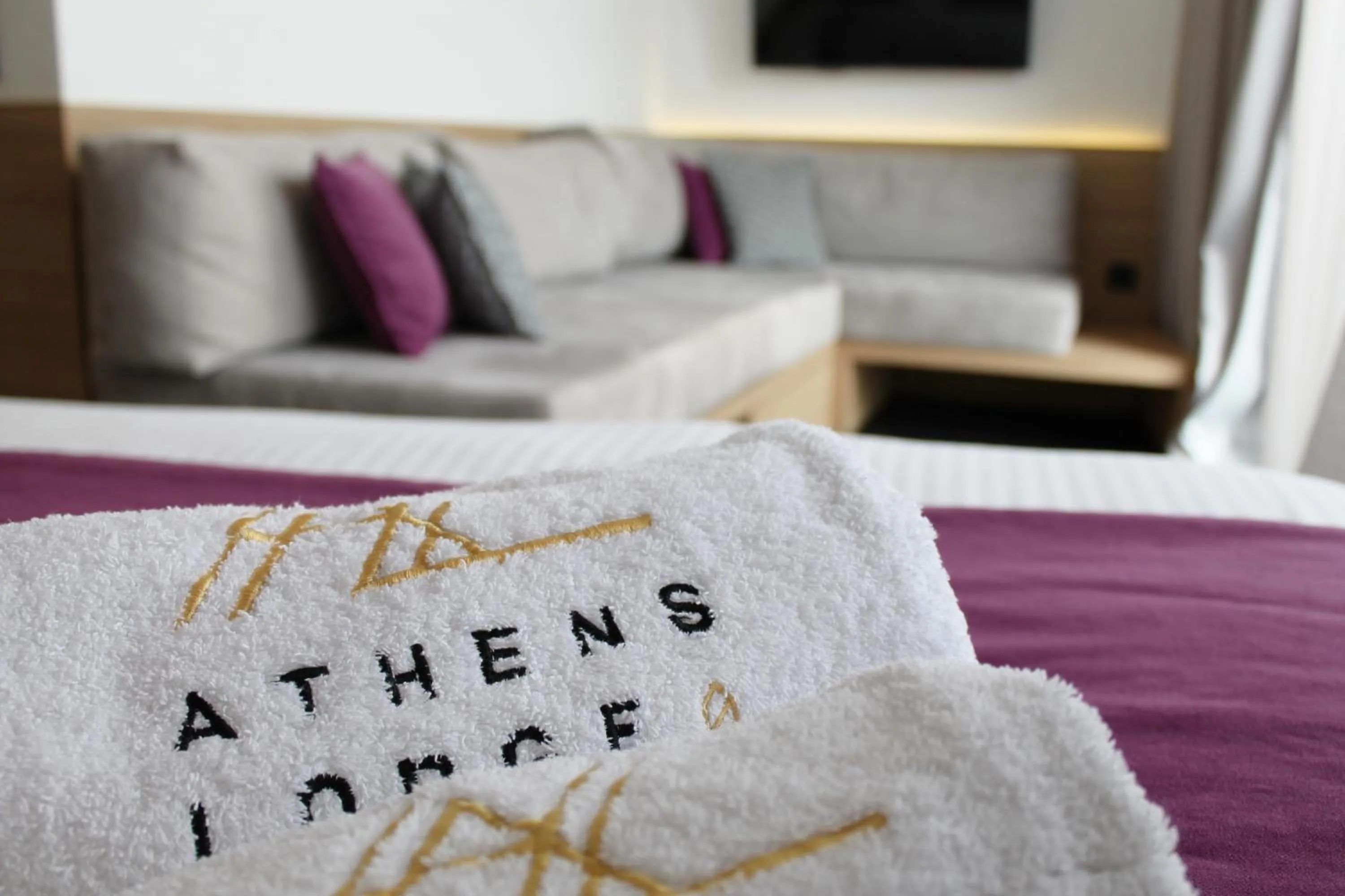 Bed in Athens Lodge by Athens Prime Hotels