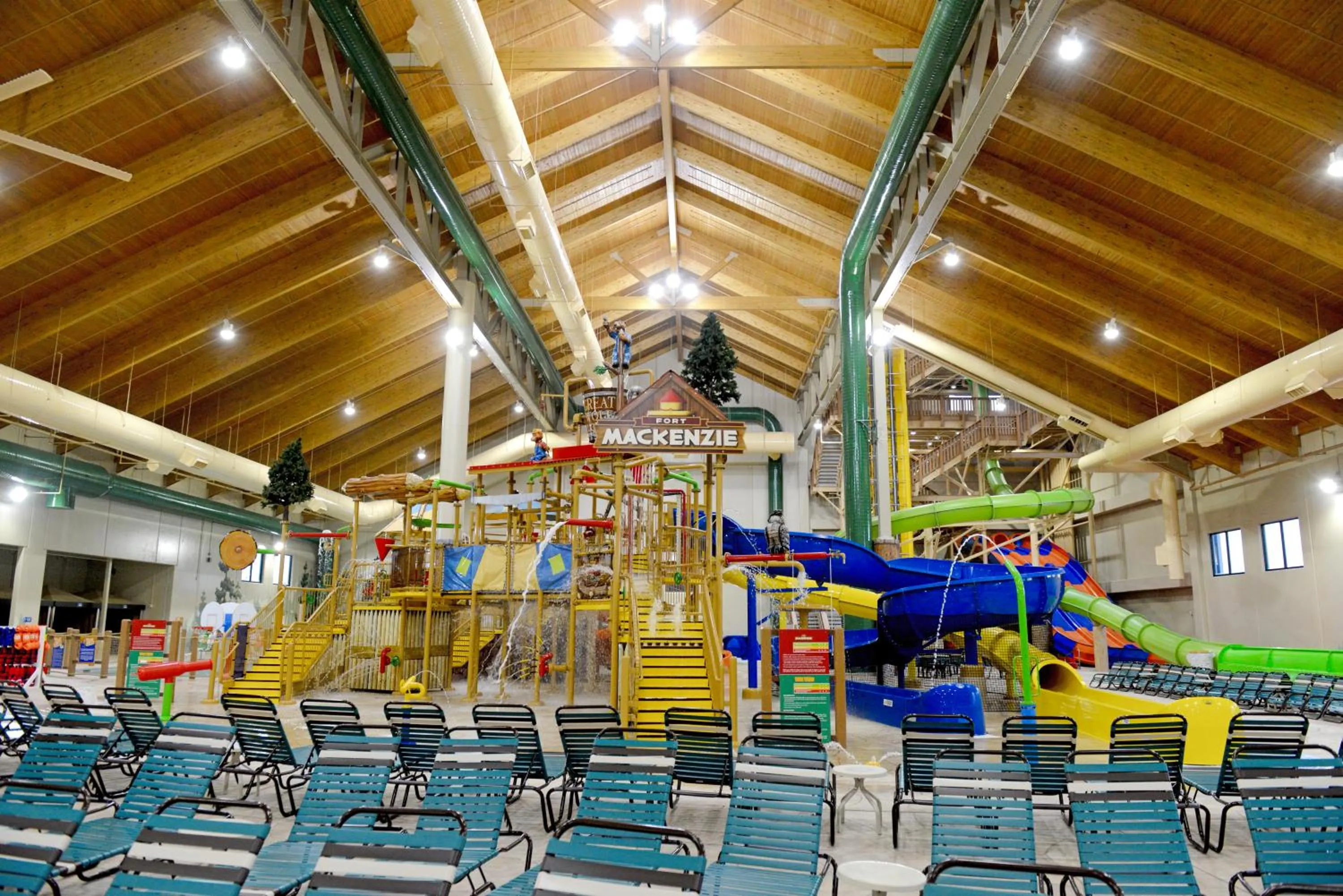 Aqua park in Great Wolf Lodge Colorado Springs