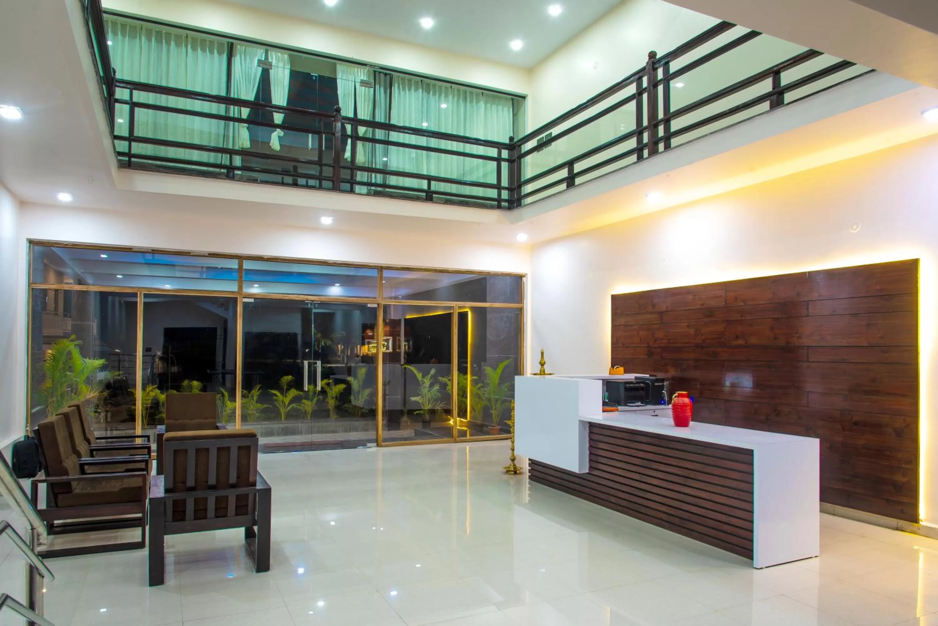 Lobby or reception in Shreeyog Resort Dandeli