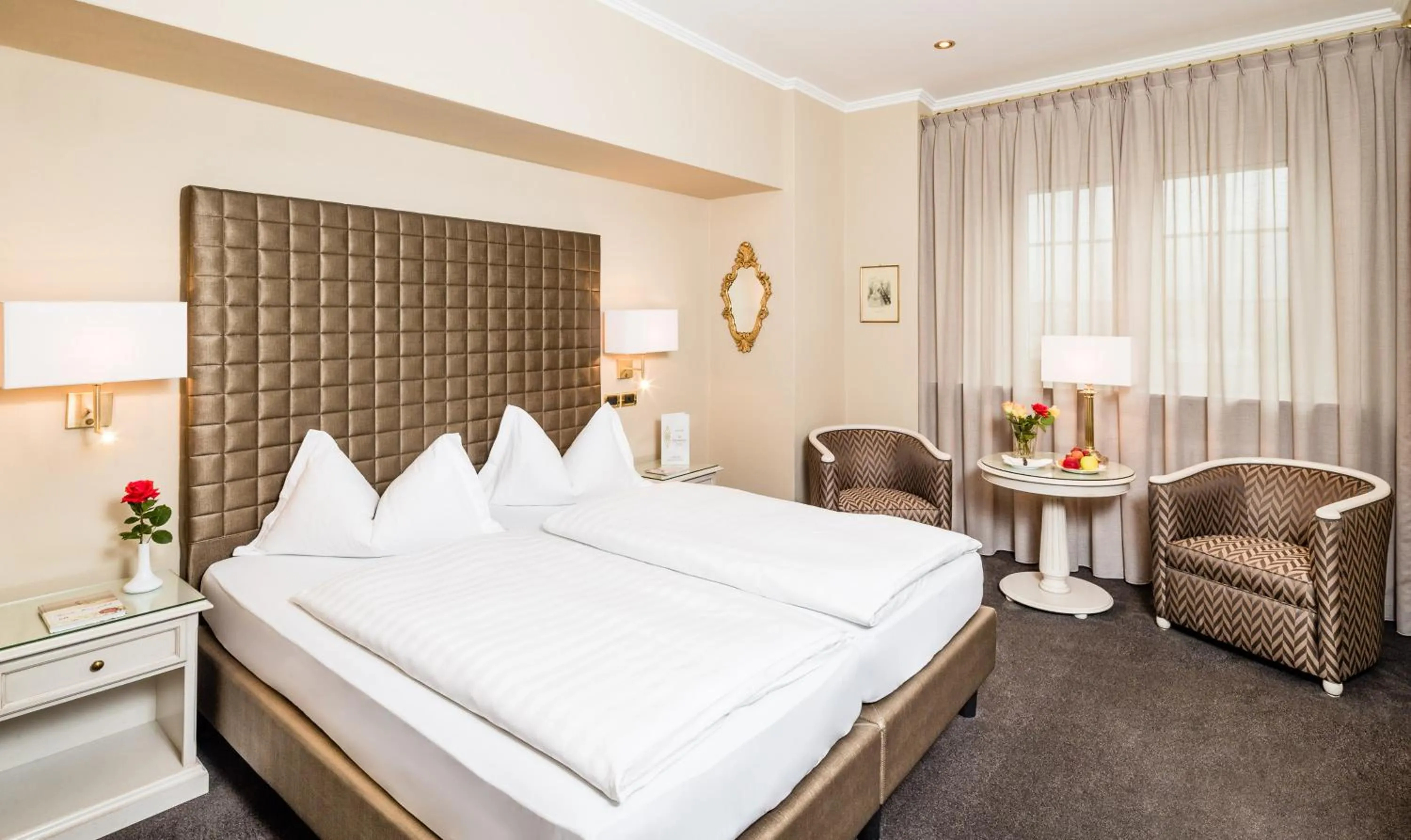 Photo of the whole room, Bed in Classic Hotel Meranerhof