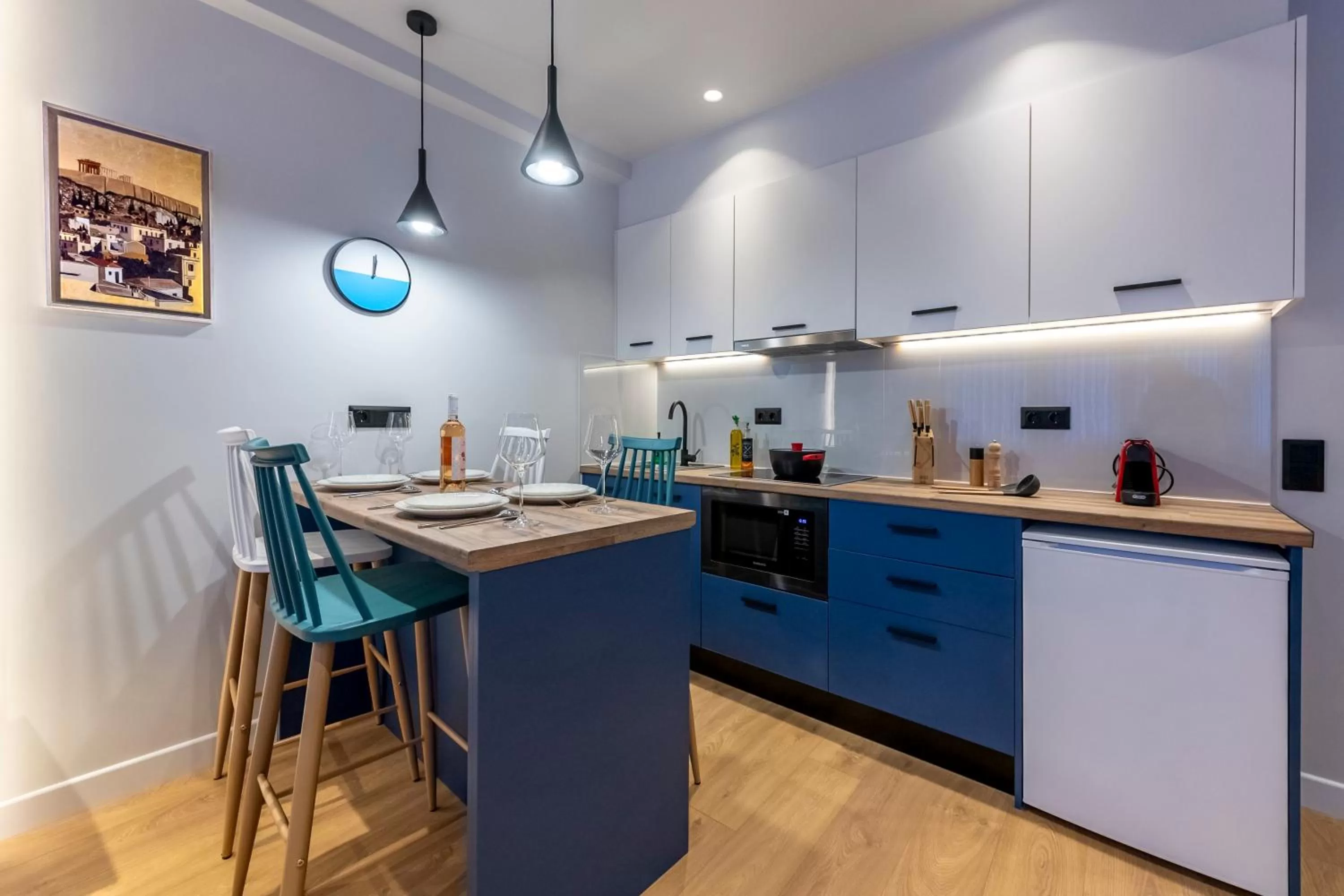 Kitchen or kitchenette in A&N Athens Luxury Apartments - Ermou