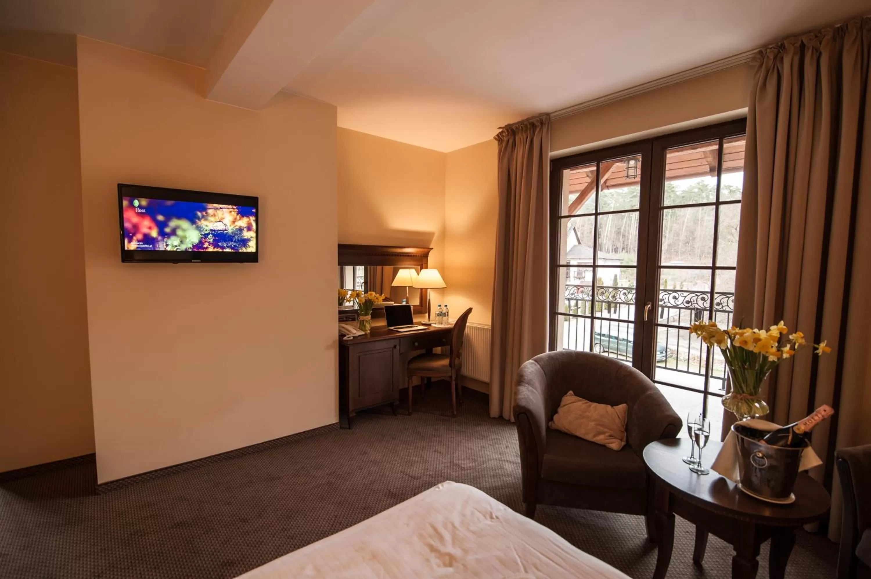 Bed in ForRest Hotel & Restaurant