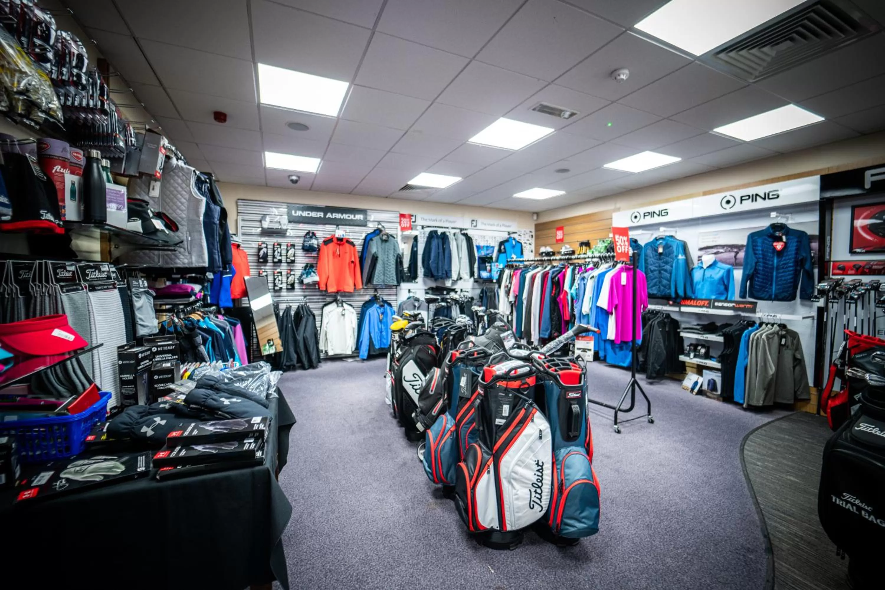 On-site shops in The Warwickshire Hotel and Country Club