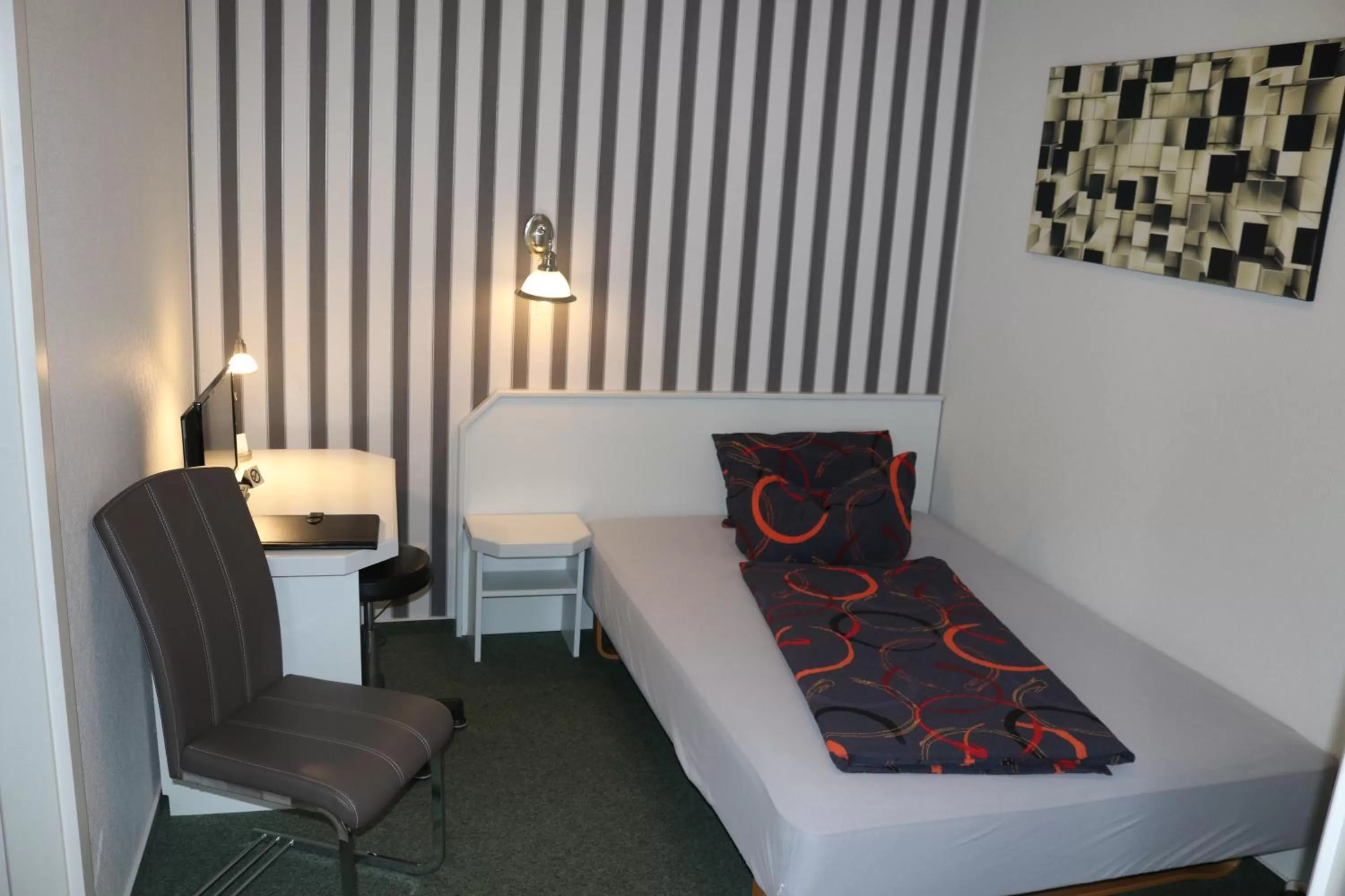 Bed in Stadthotel Brandenburger Hof