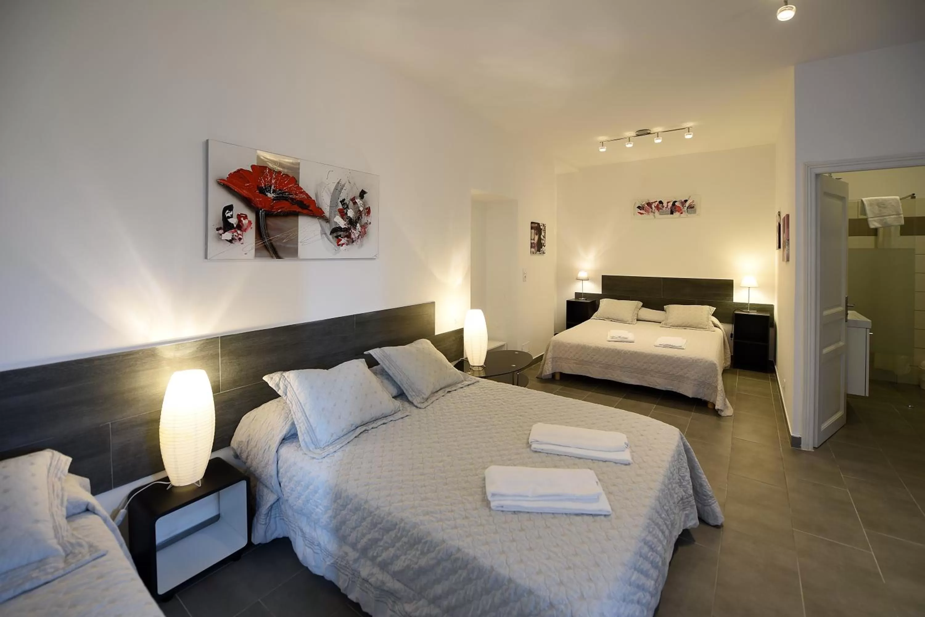 Bed in Hôtel A casa di Maria Cicilia