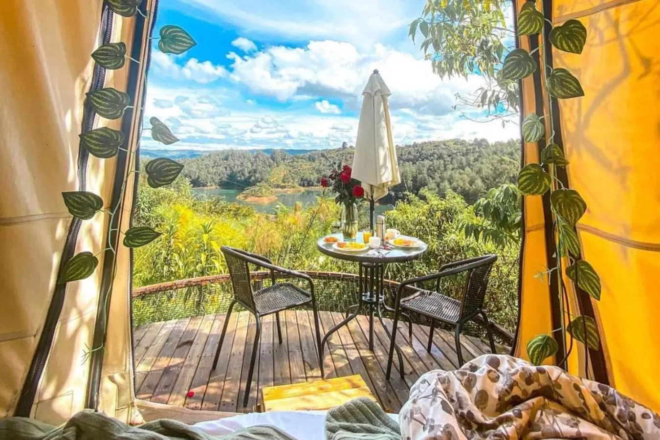 Balcony/Terrace in Levit Glamping - Hotel Guatapé ADULTS ONLY