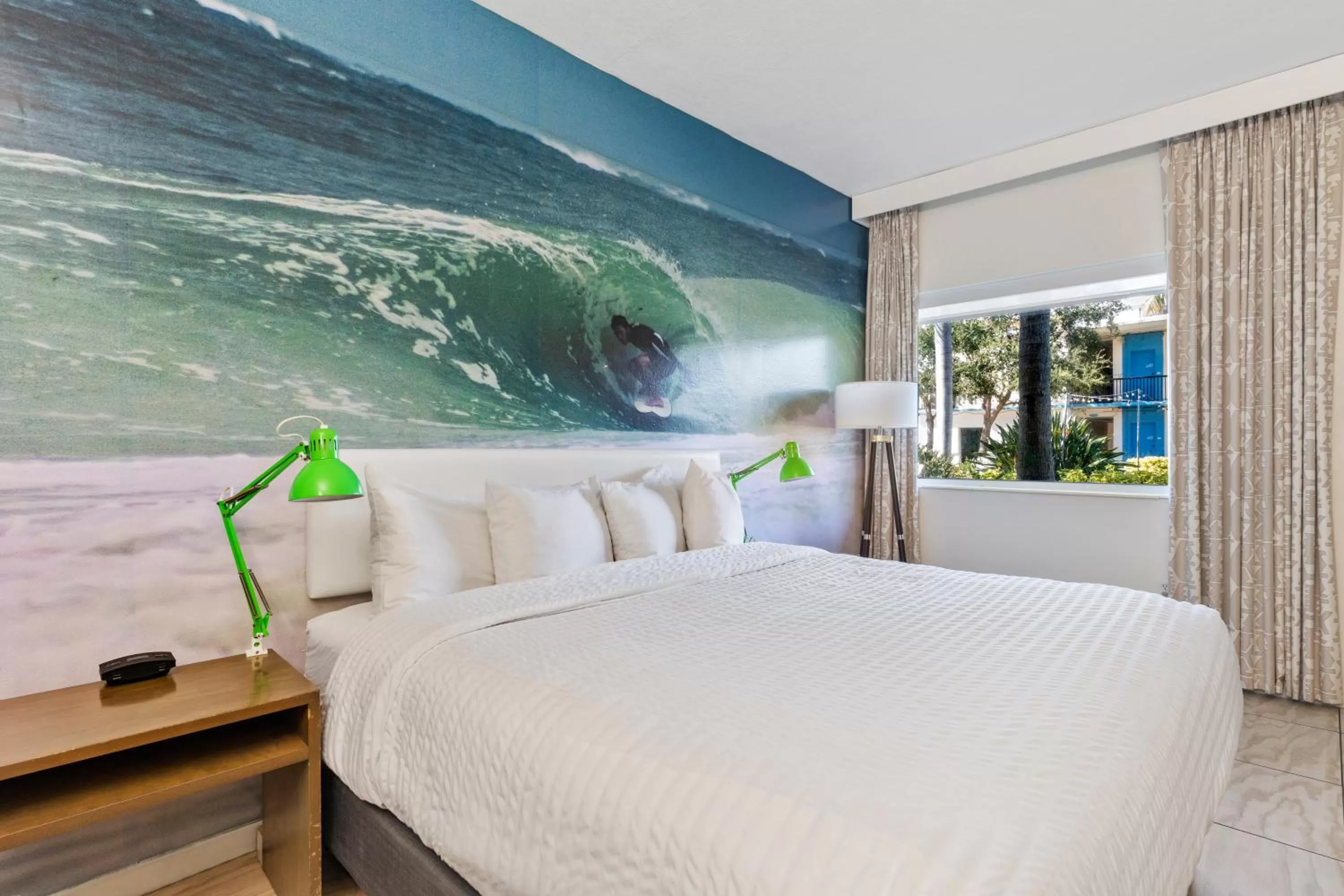 Bedroom in Postcard Inn On The Beach